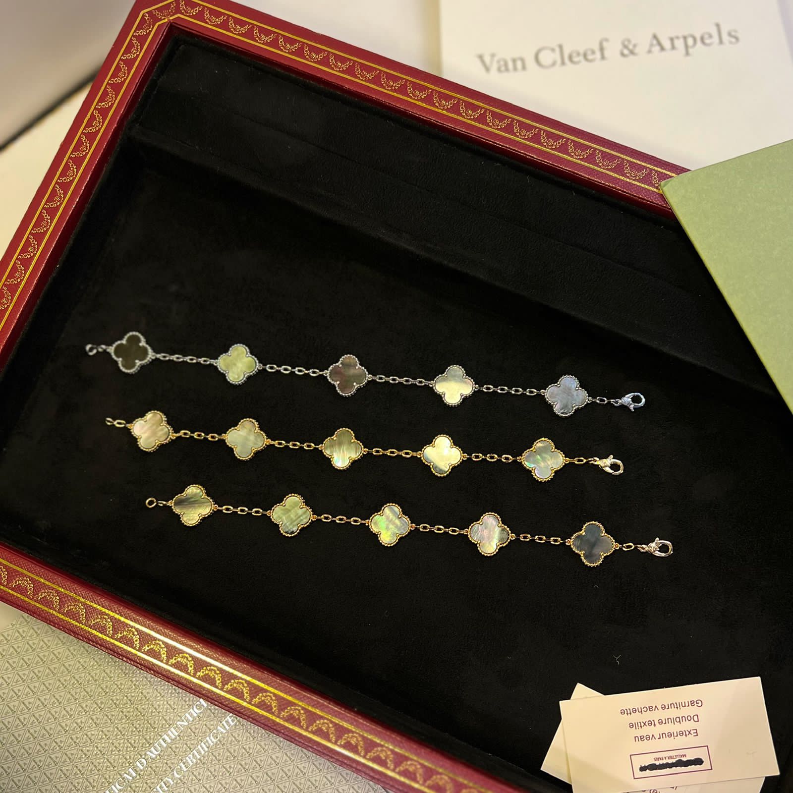 VanCleef Braclet 5 Motifs Style 2