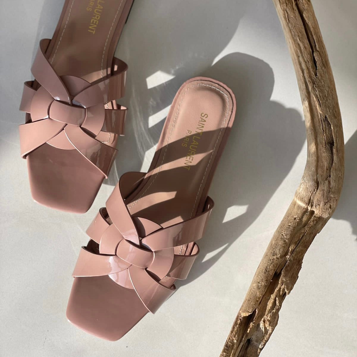 YSL Tribute Patent Leather Shoes