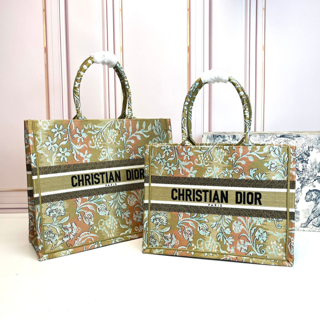 Large Dior Book Tote Bag