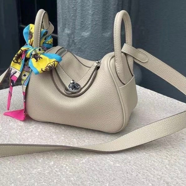 Hermes Lindy Ostrich Mini Bag