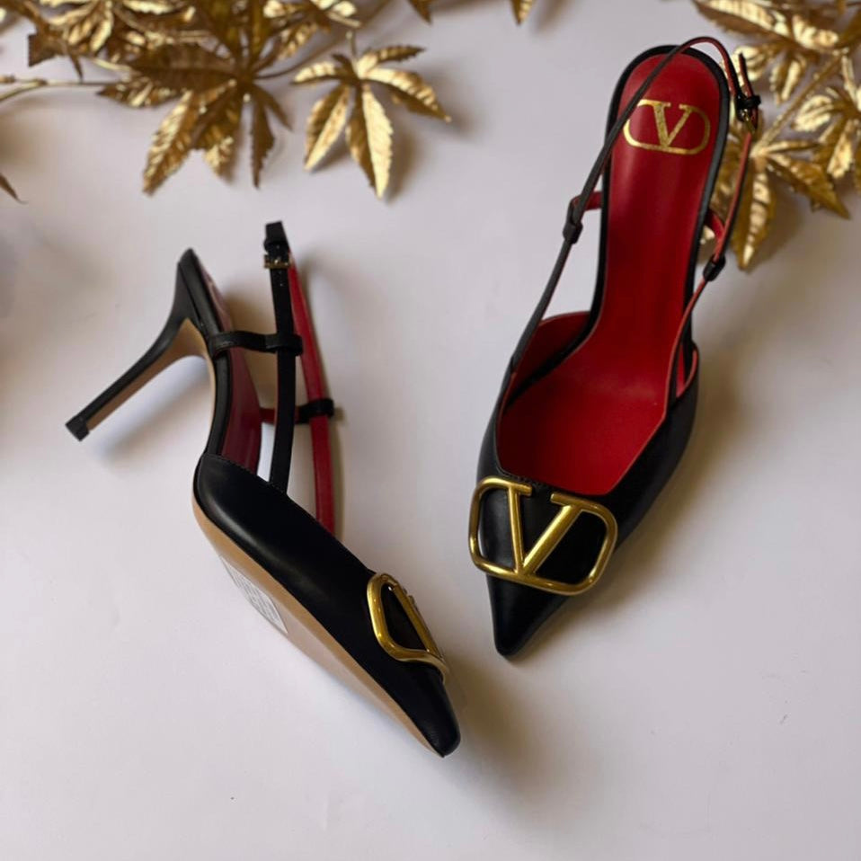 Valentino Garavani VLogo Slingback Shoes