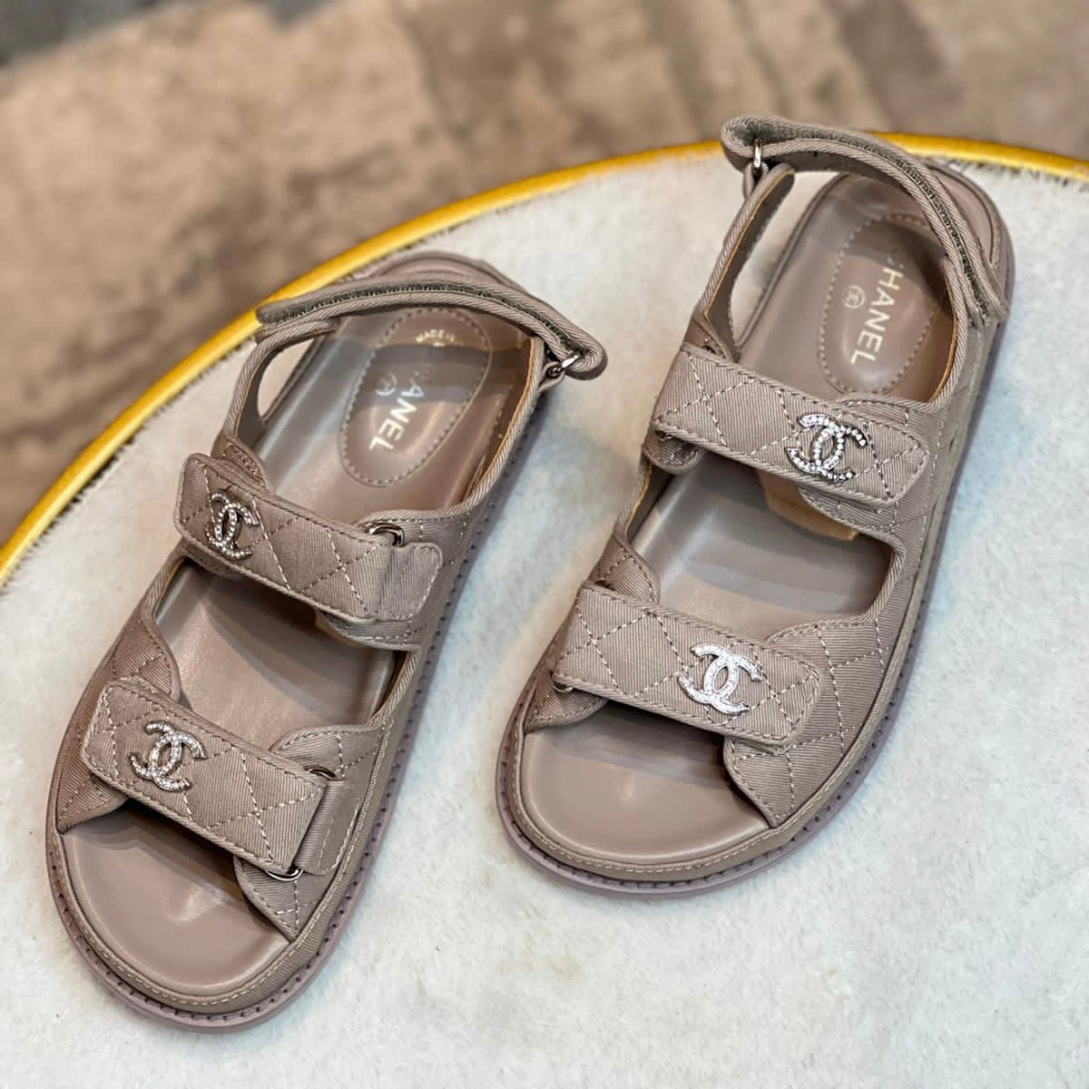 Chane quilted dad shoes