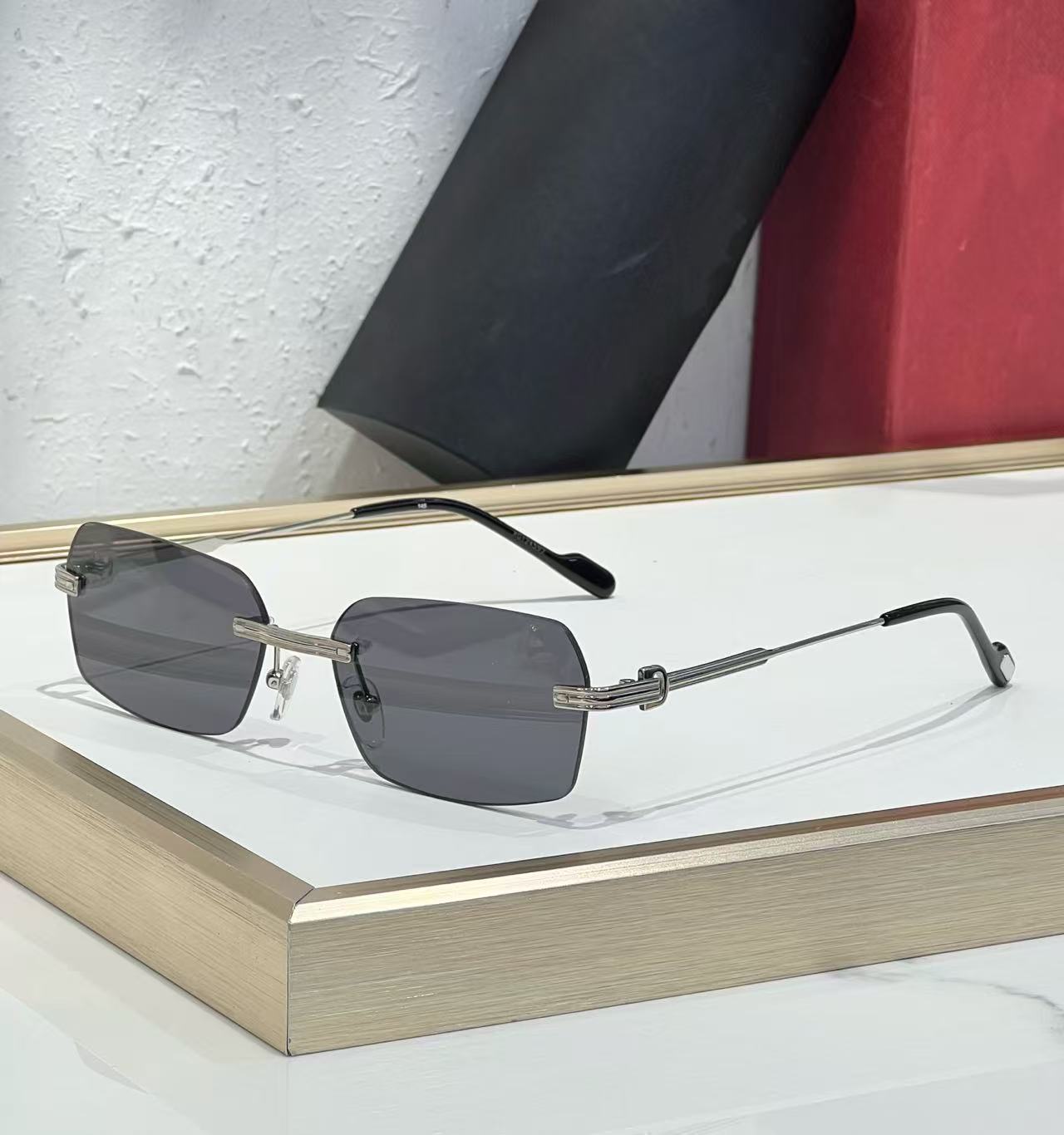 Cartier Giverny Rimless Sunglasses