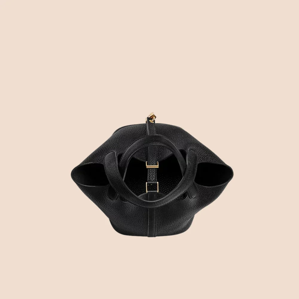 Etoupe Luxe Lock Tote