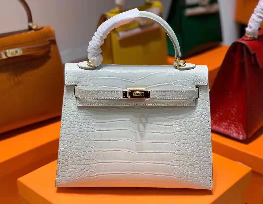 Hermes Kelly 25 Alligator Bag