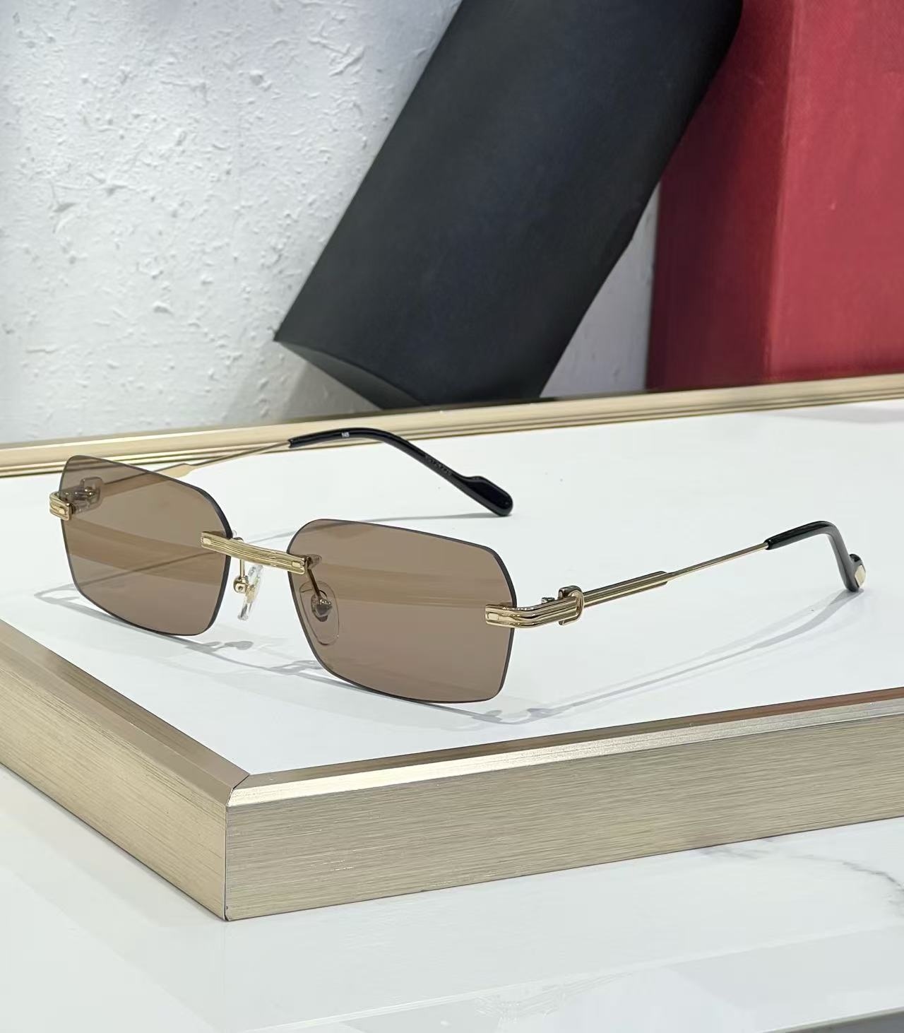 Cartier Giverny Rimless Sunglasses