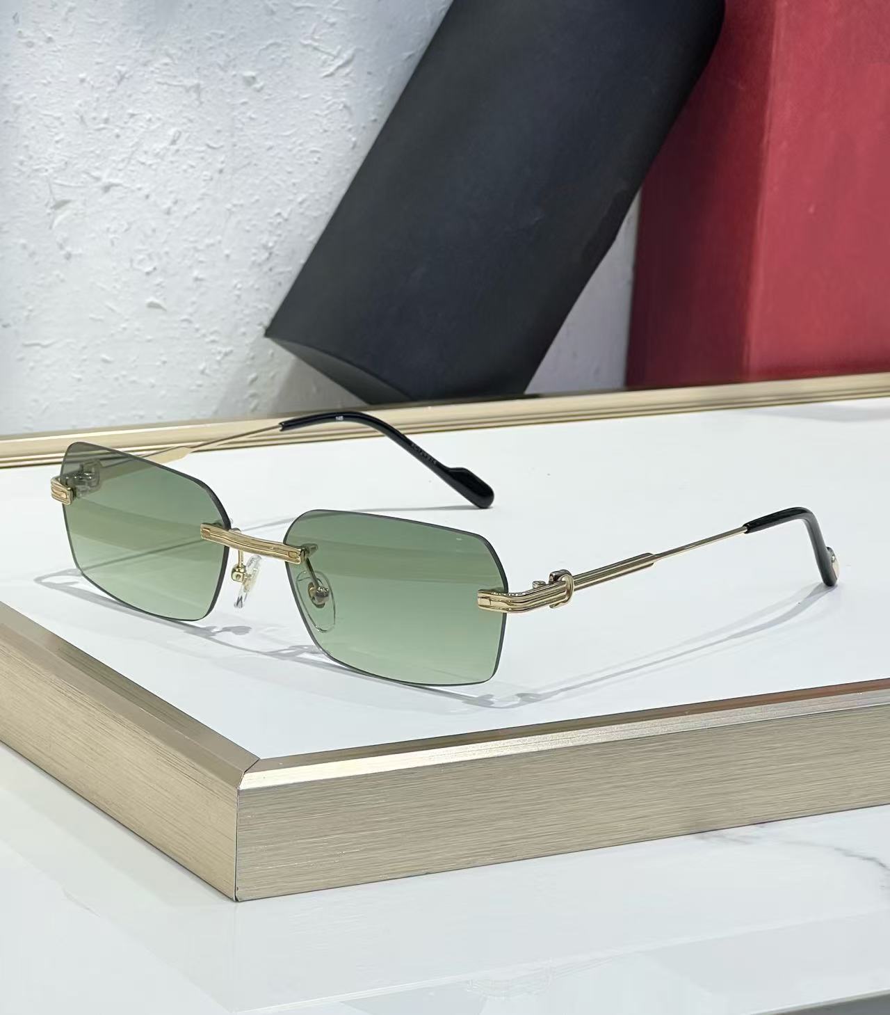 Cartier Giverny Rimless Sunglasses