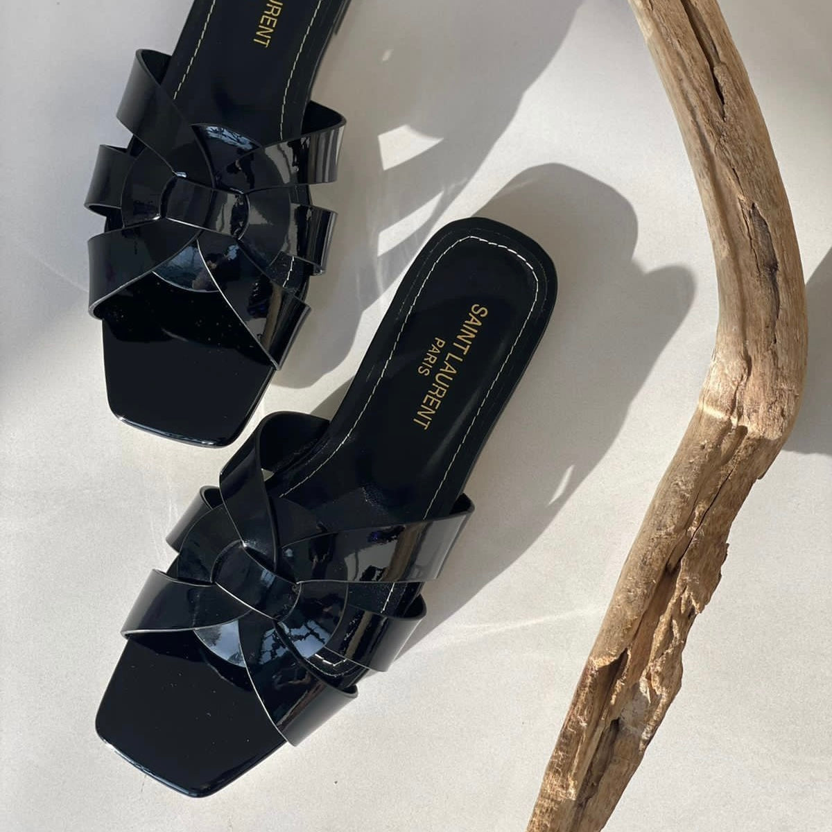 YSL Tribute Patent Leather Shoes