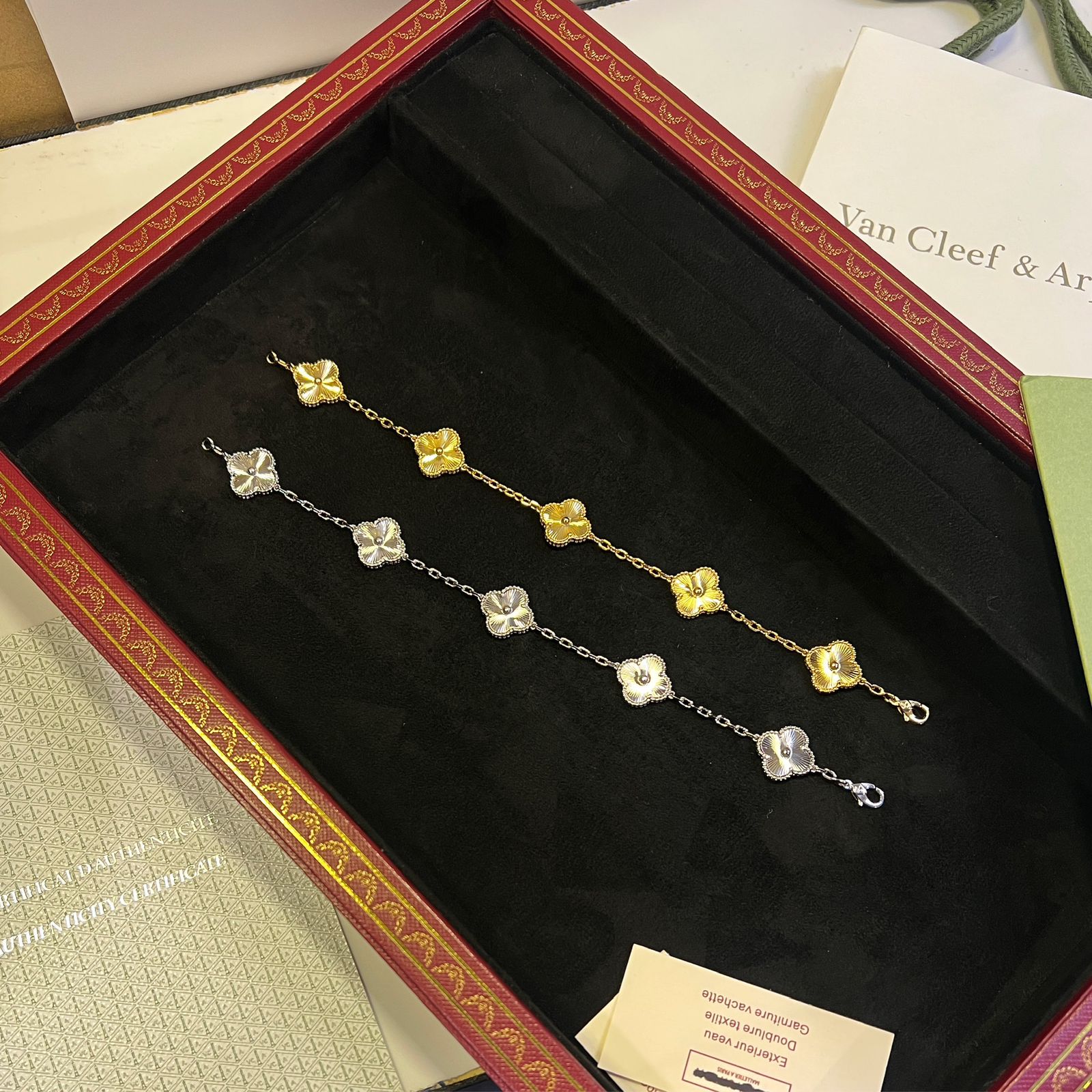 VanCleef Braclet 5 Motifs Style 1