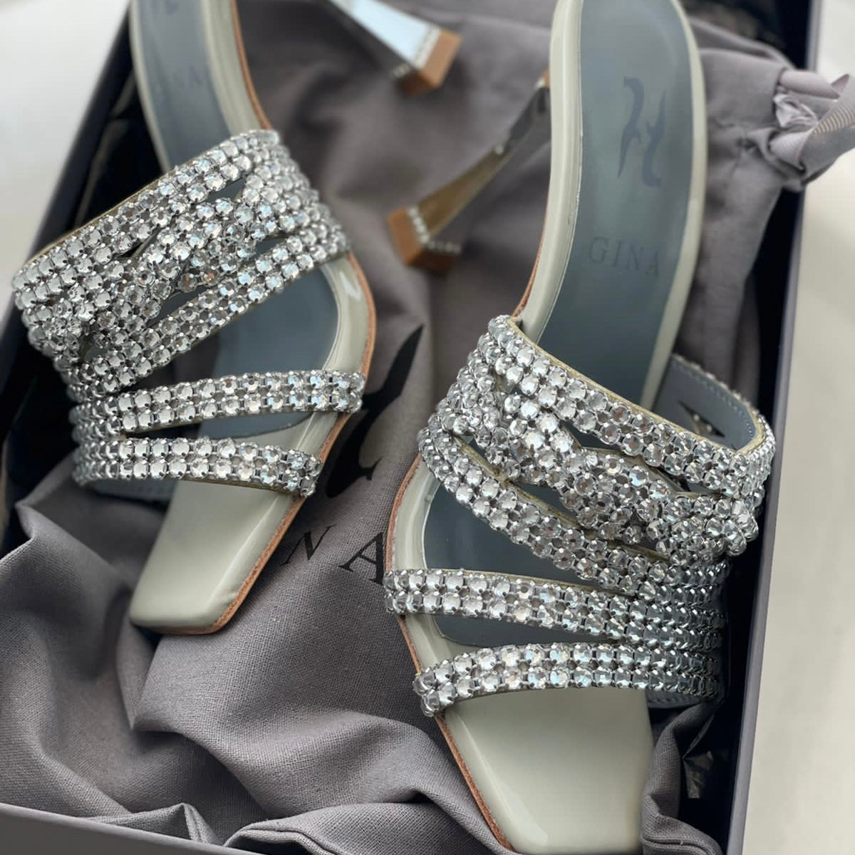 Gina Golden Radiance Crystal Shoes