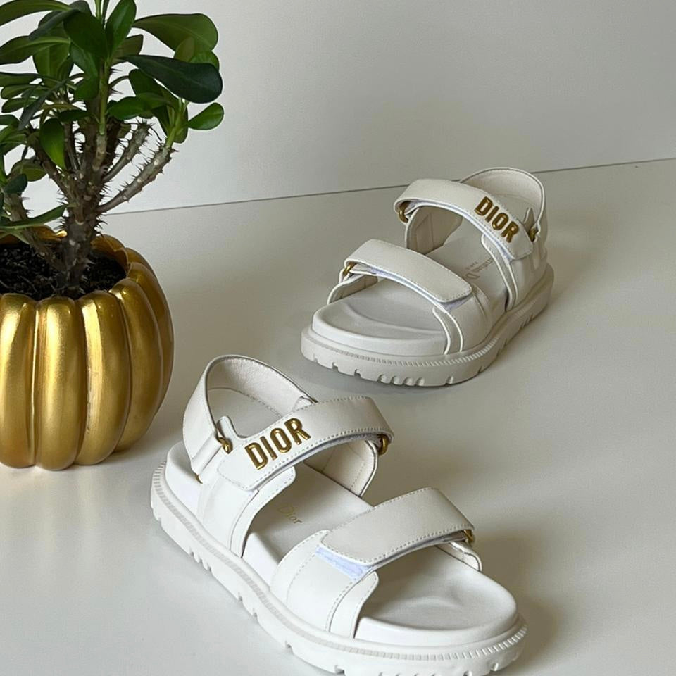 Dior Dway Rubber-Soled Slingback Shoes