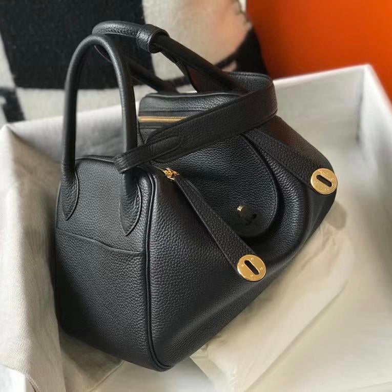 Hermes Lindy Ostrich Bag