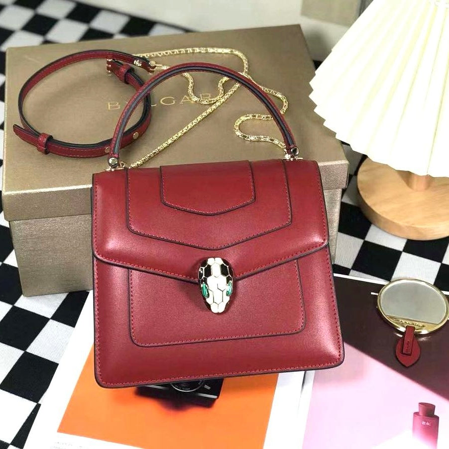 Bvlgari Serpenti Forever Soft Leather Bag