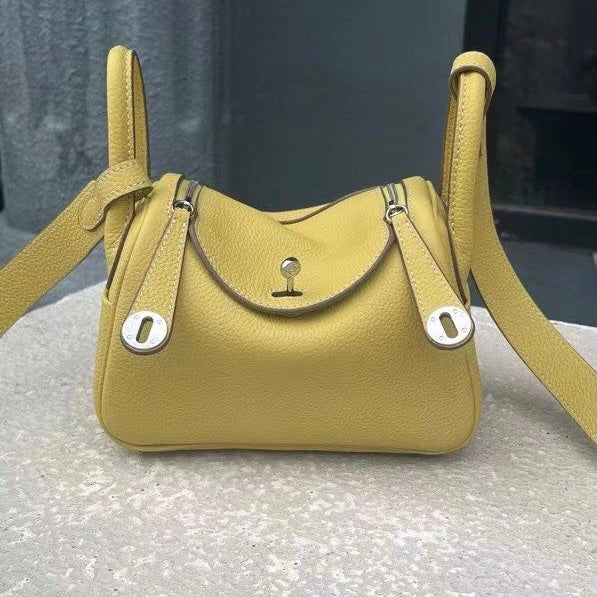 Hermes Lindy Ostrich Mini Bag