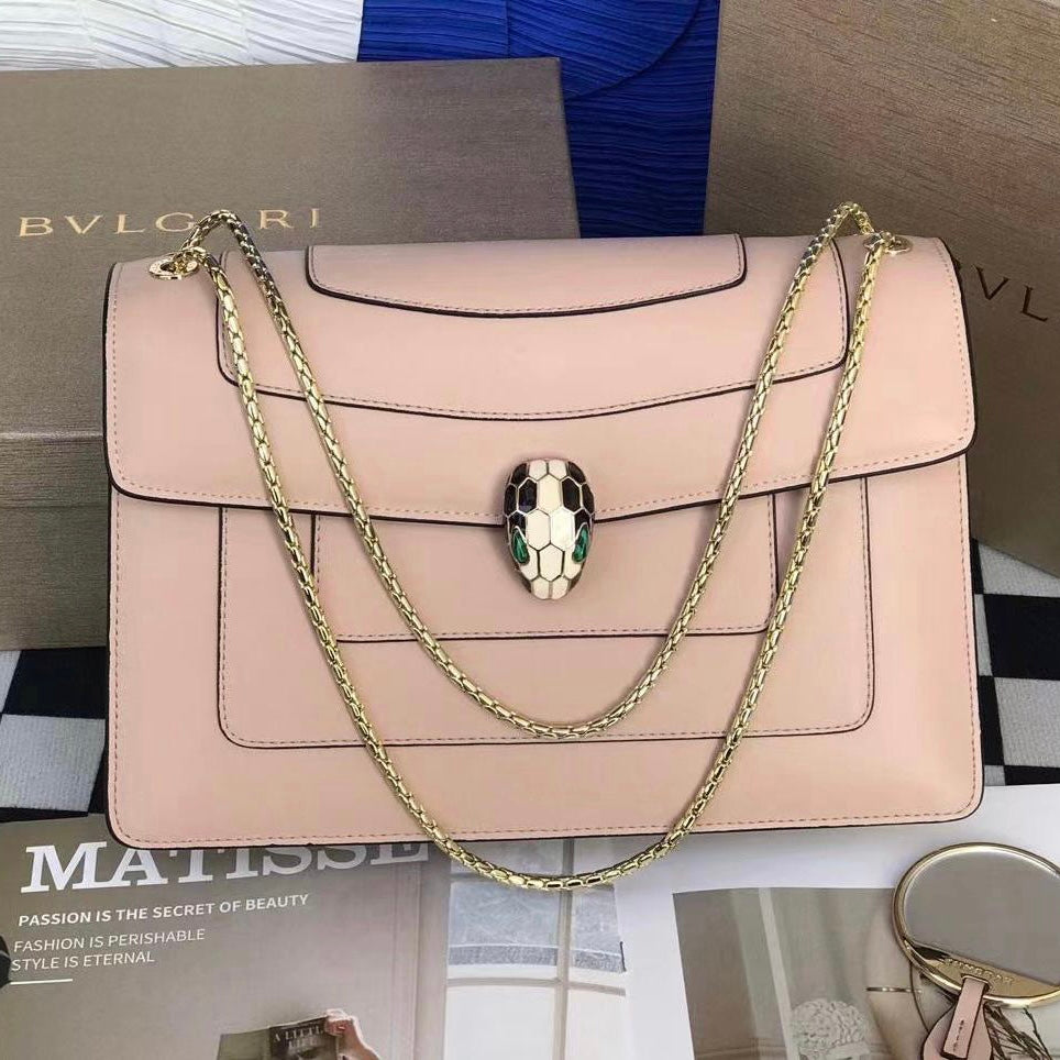 Bulgari Serpenti Forever East-West Shoulder Soft Bag
