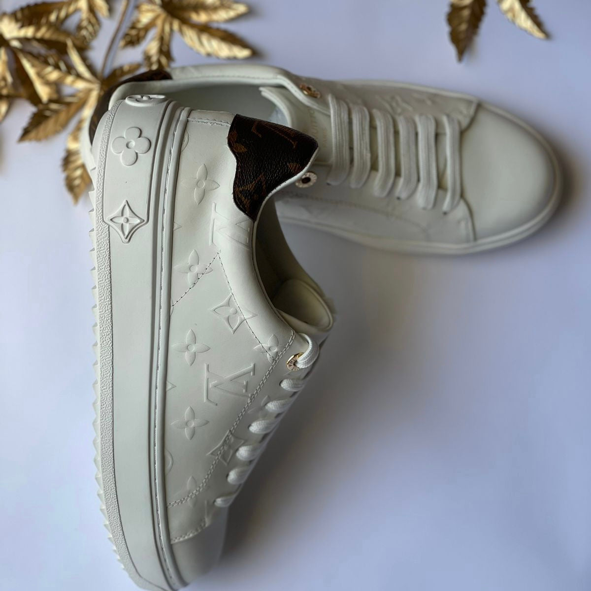 Louis Vuitton Luxembourg Shoes in Monogram Embossed Leather