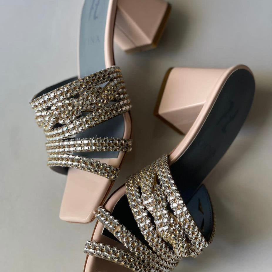 Gina London block heel shoes