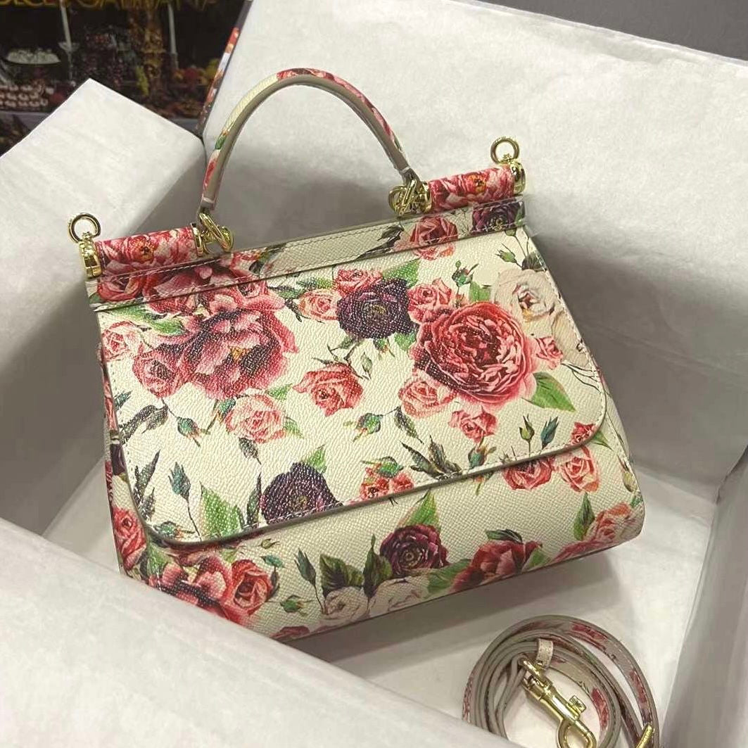 Dolce & Gabbana Sicily Floral-printed Shoulder Bag
