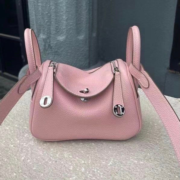 Hermes Lindy Ostrich Mini Bag