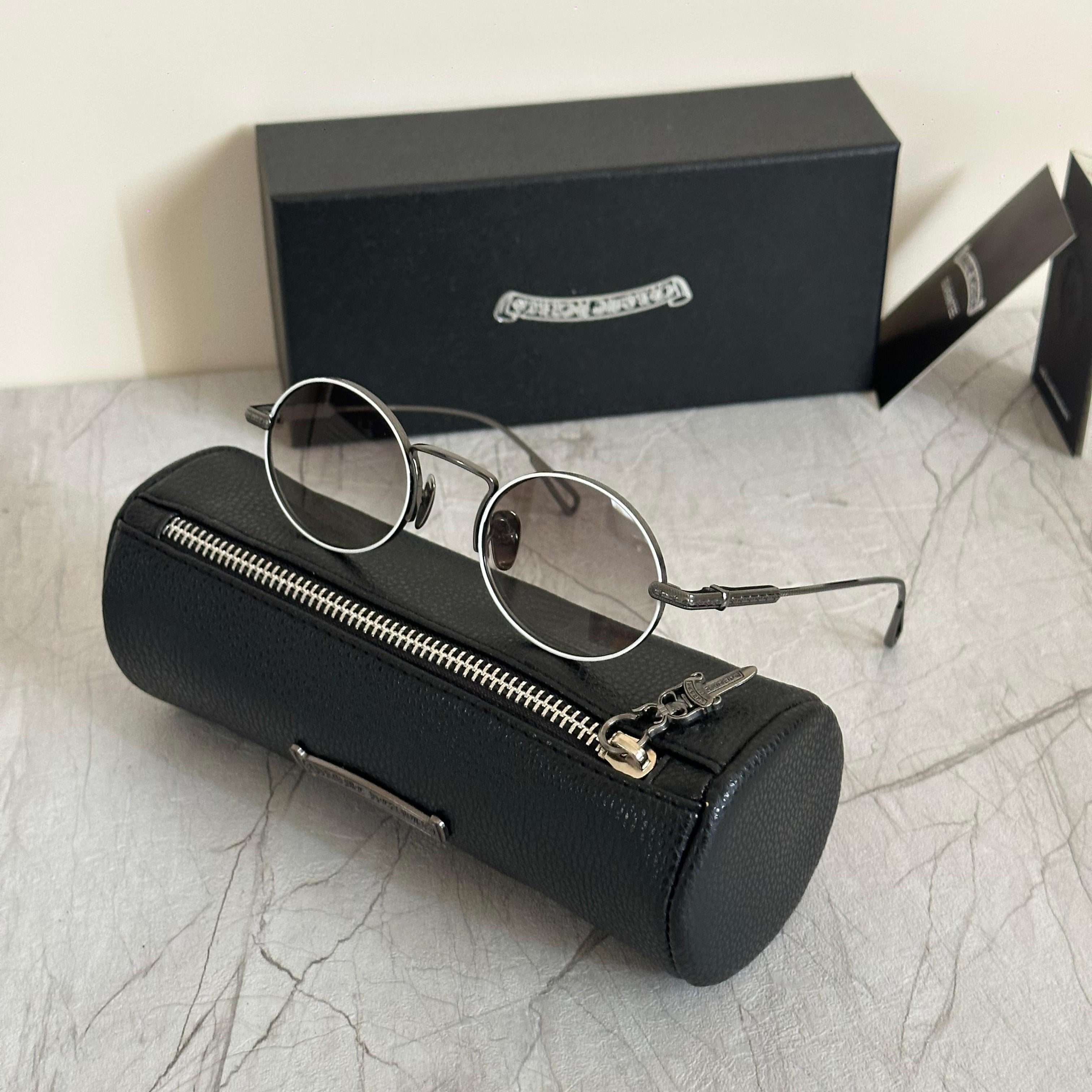 Chrome Hearts Hellz Bellz Round Sunglasses
