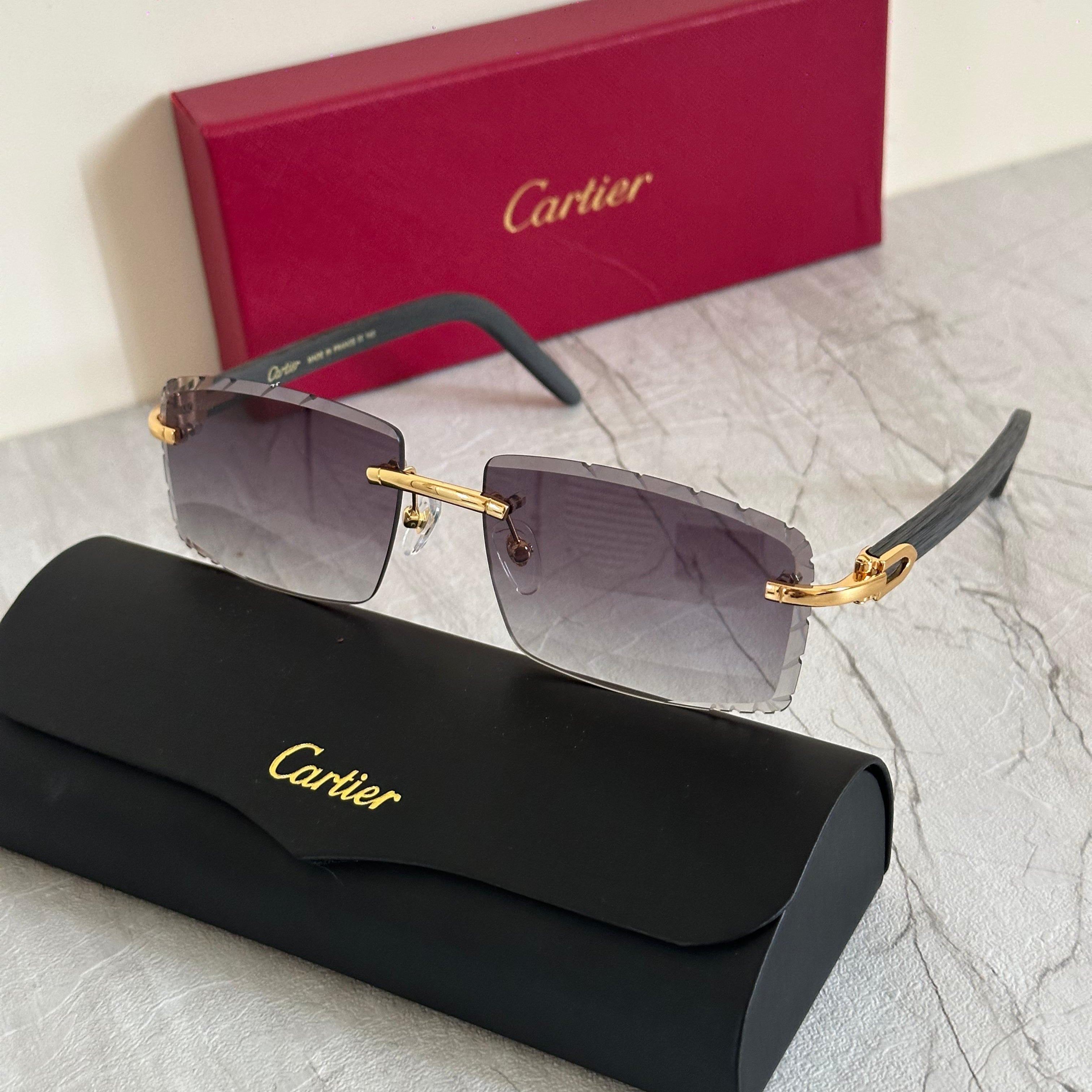 Cartier CT0046S Rimless Gradient Sunglasses