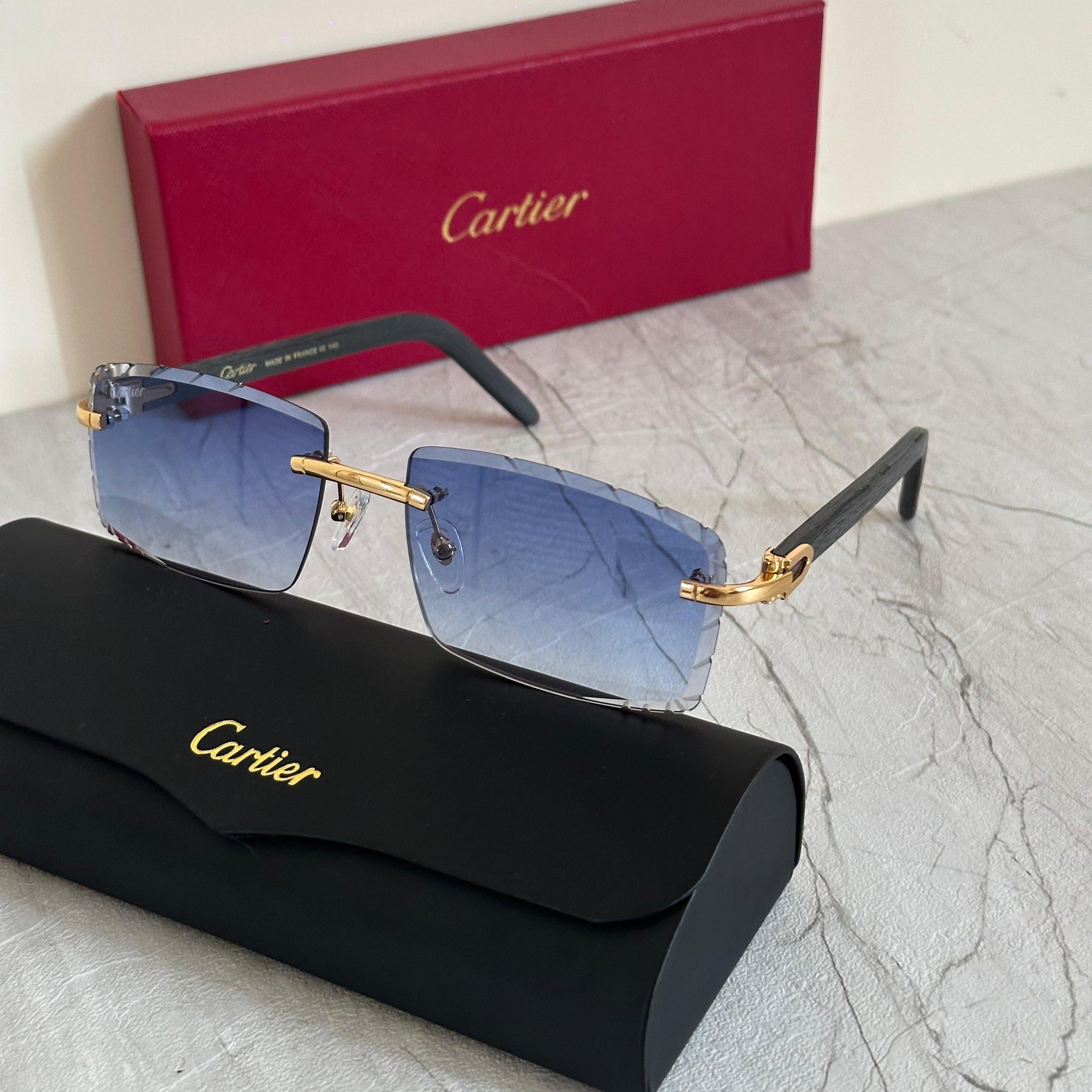 Cartier CT0046S Rimless Gradient Sunglasses