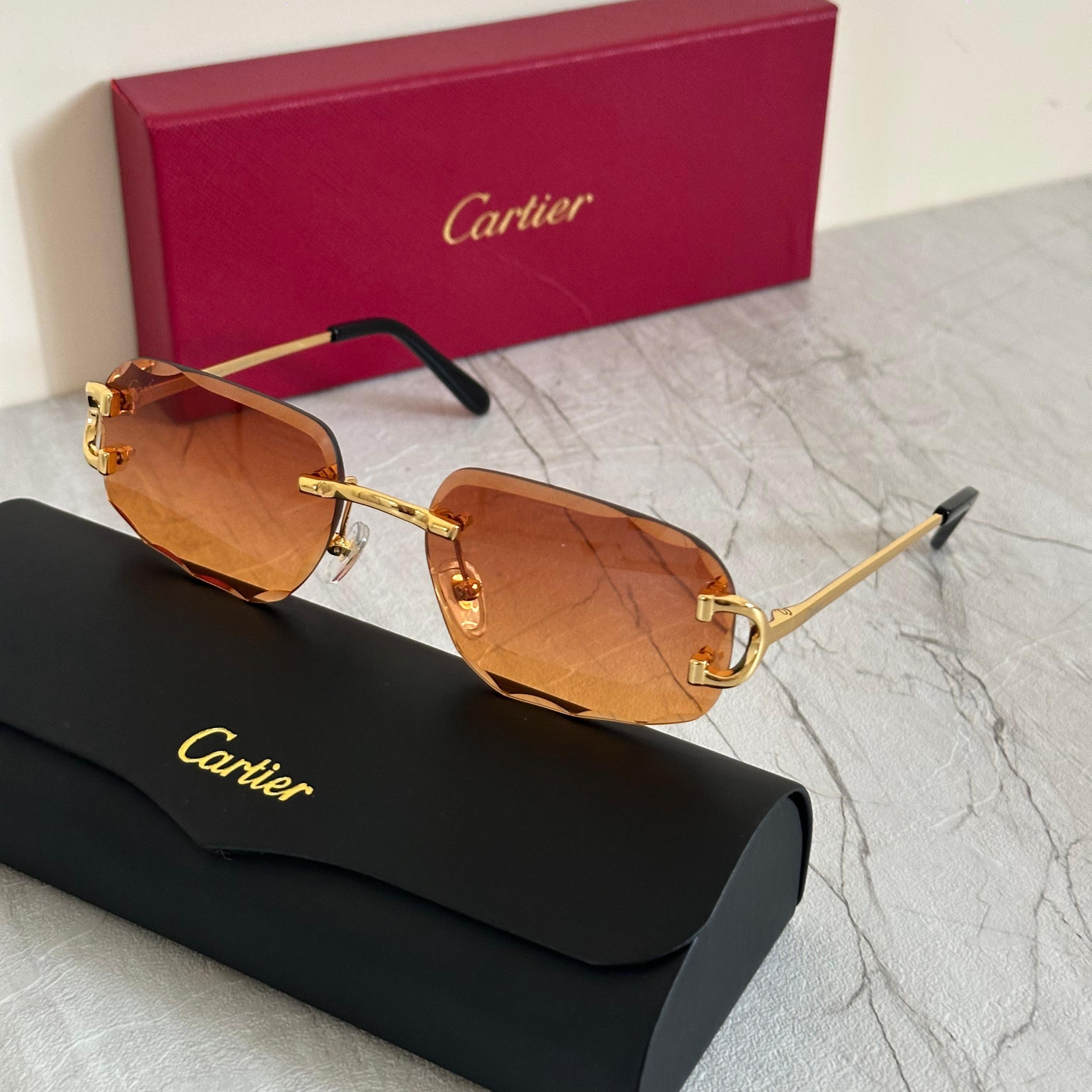 Cartier CT0226S Rimless Sunglasses