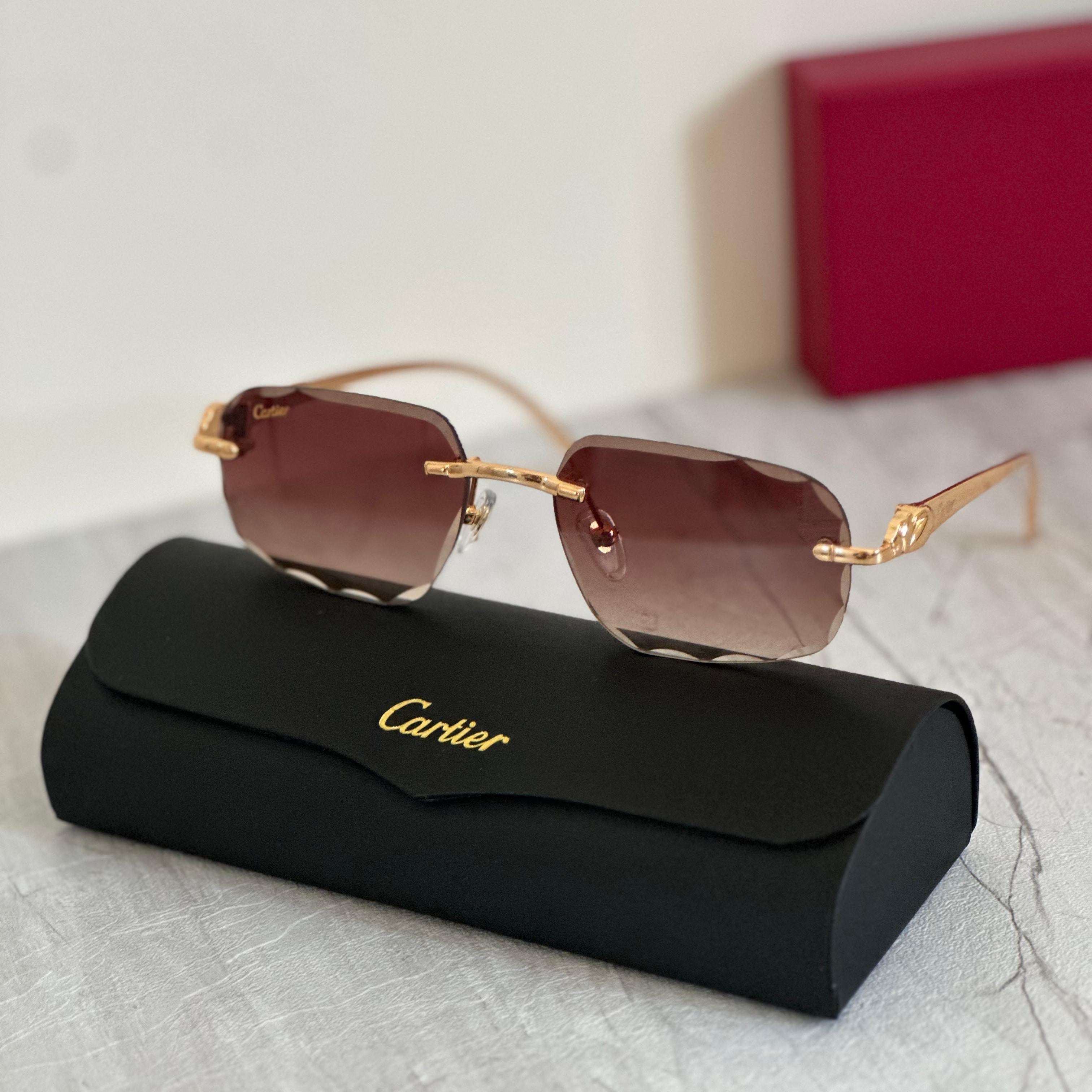 Cartier CT0432S Rimless Sunglasses