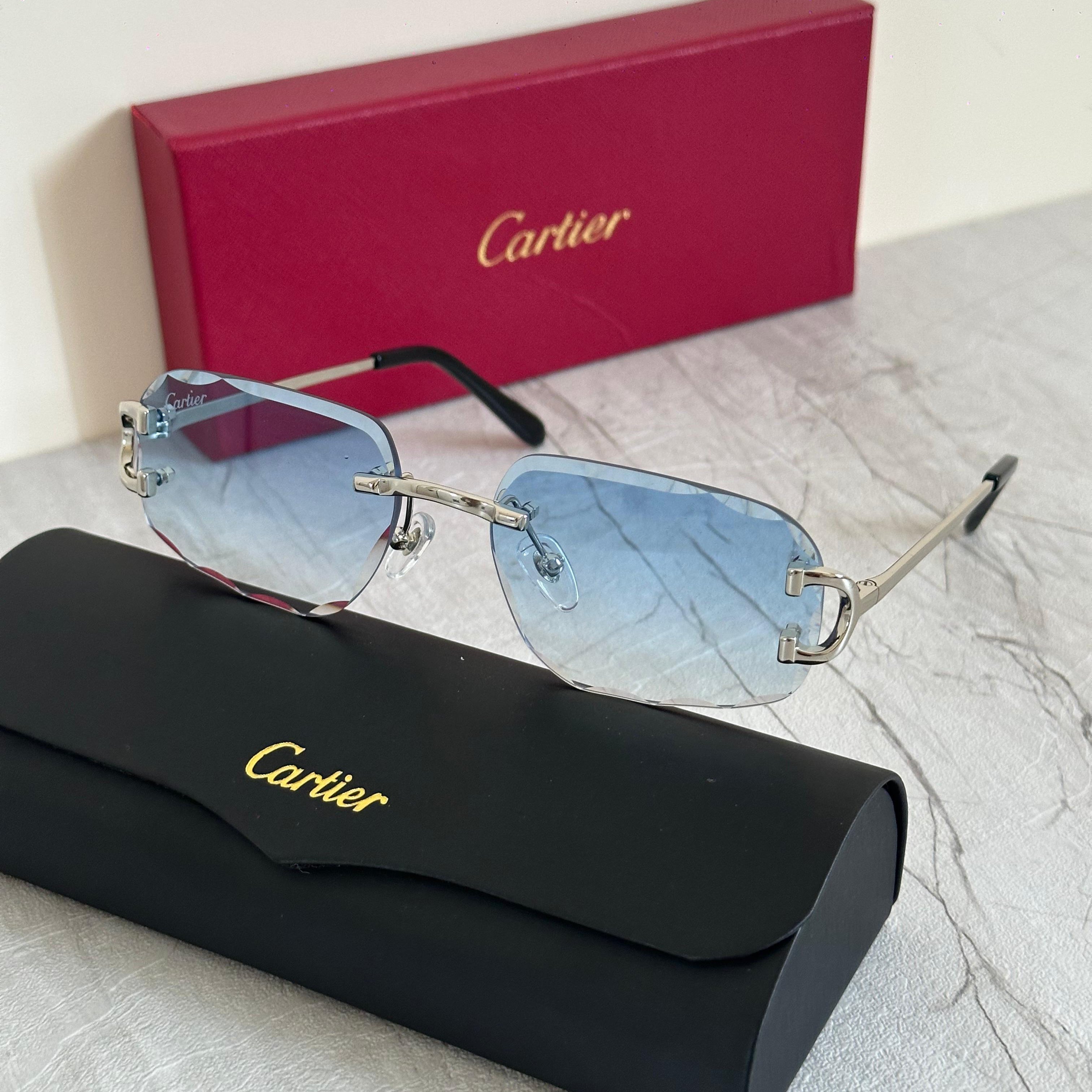 Cartier CT0226S Rimless Sunglasses