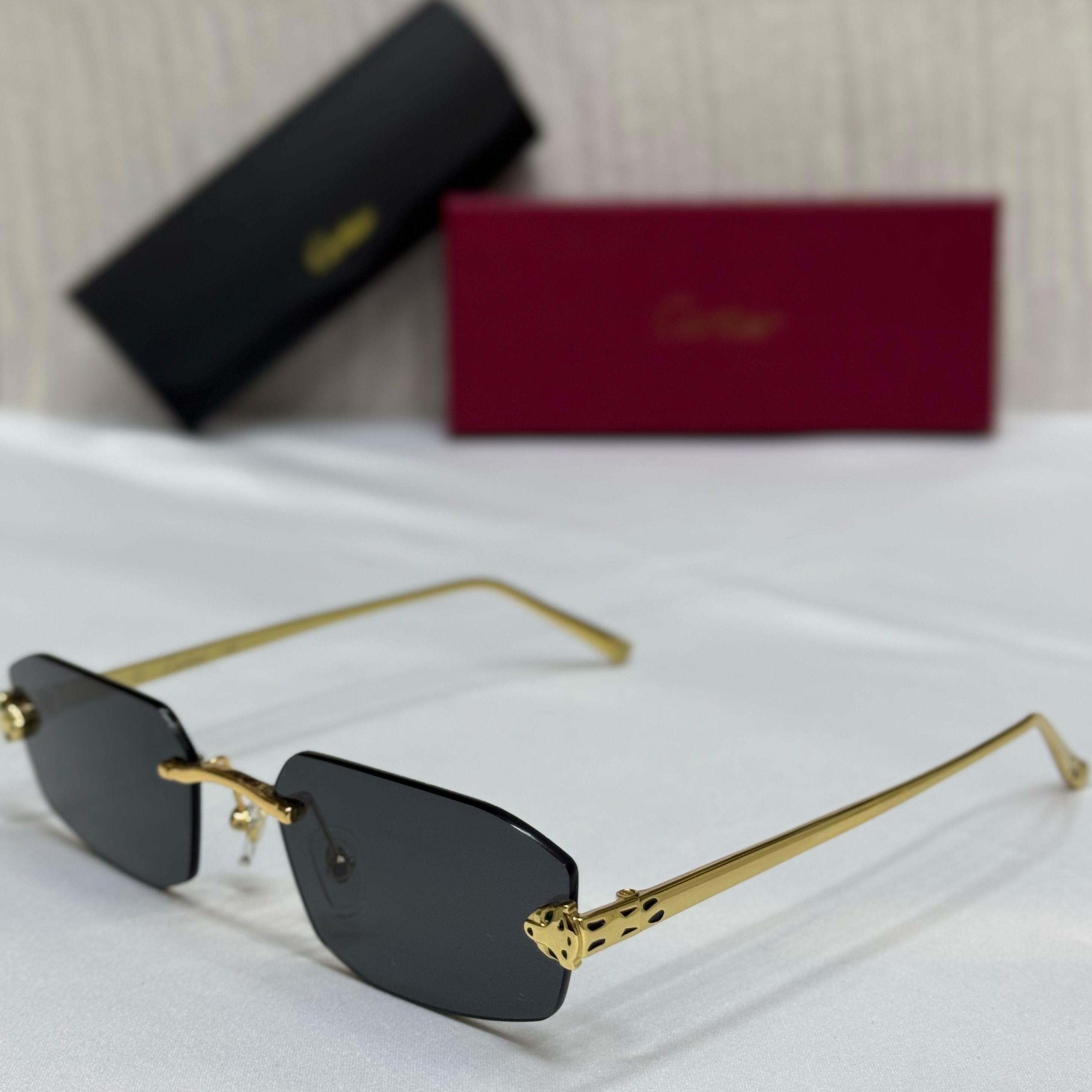 Cartier CT0323S Panthère Rimless Sunglasses