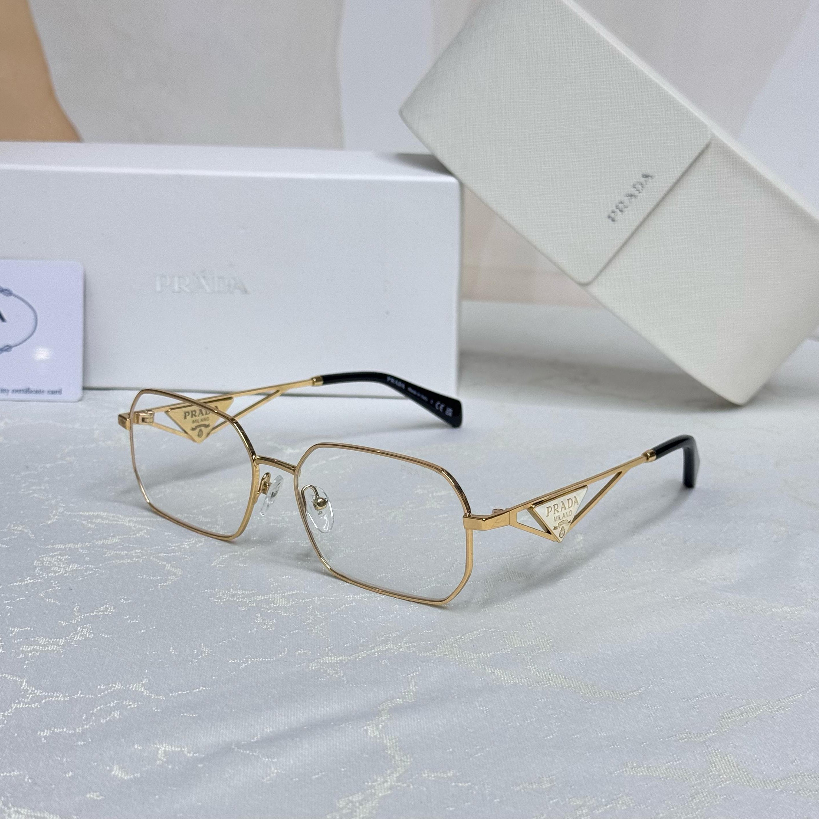 Prada Minimal Rimless Sunglasses – PR 64TS Style