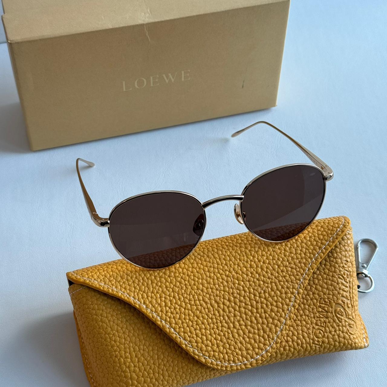 Loewe Round Metal Frame Sunglasses