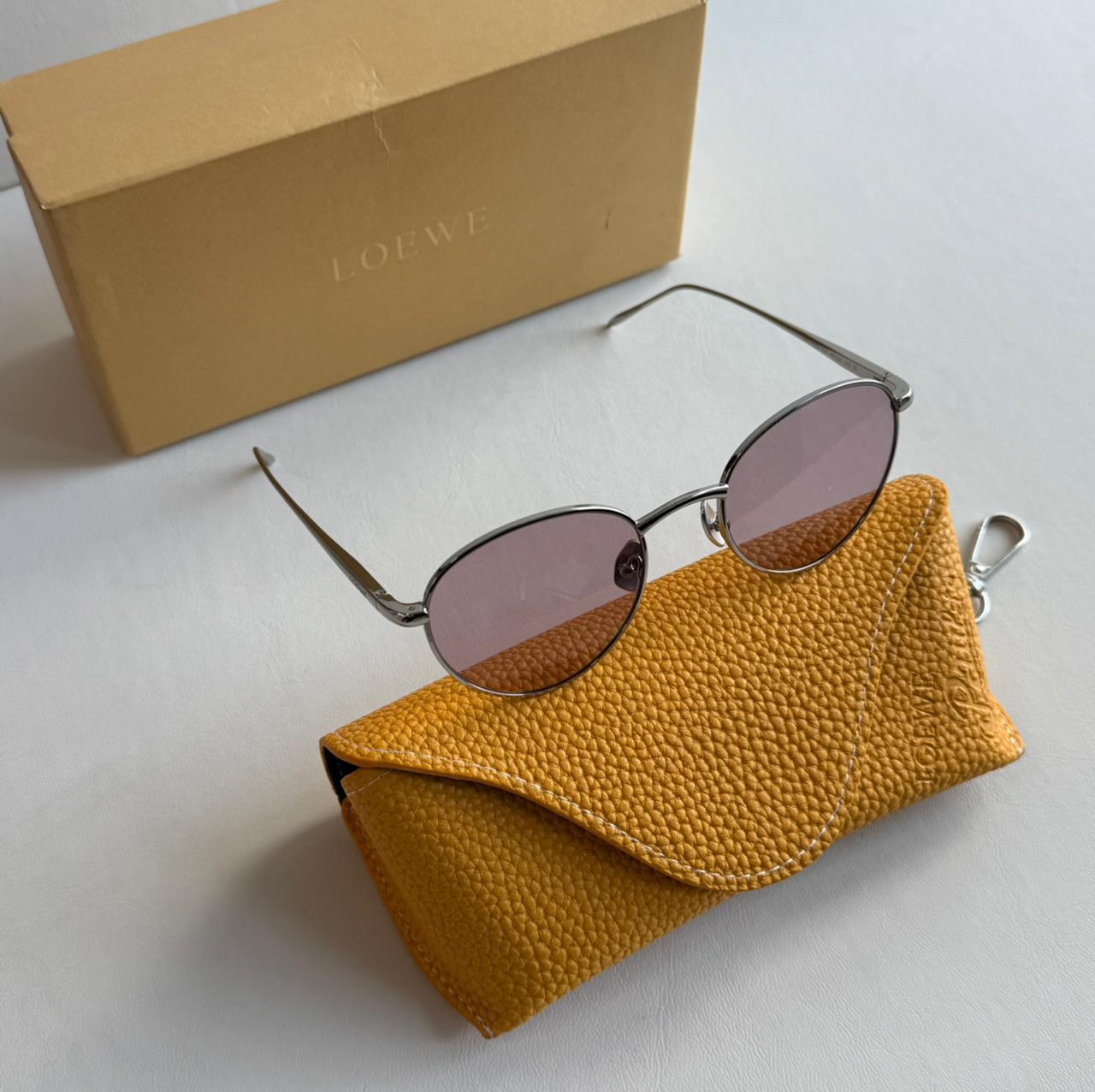 Loewe Round Metal Frame Sunglasses