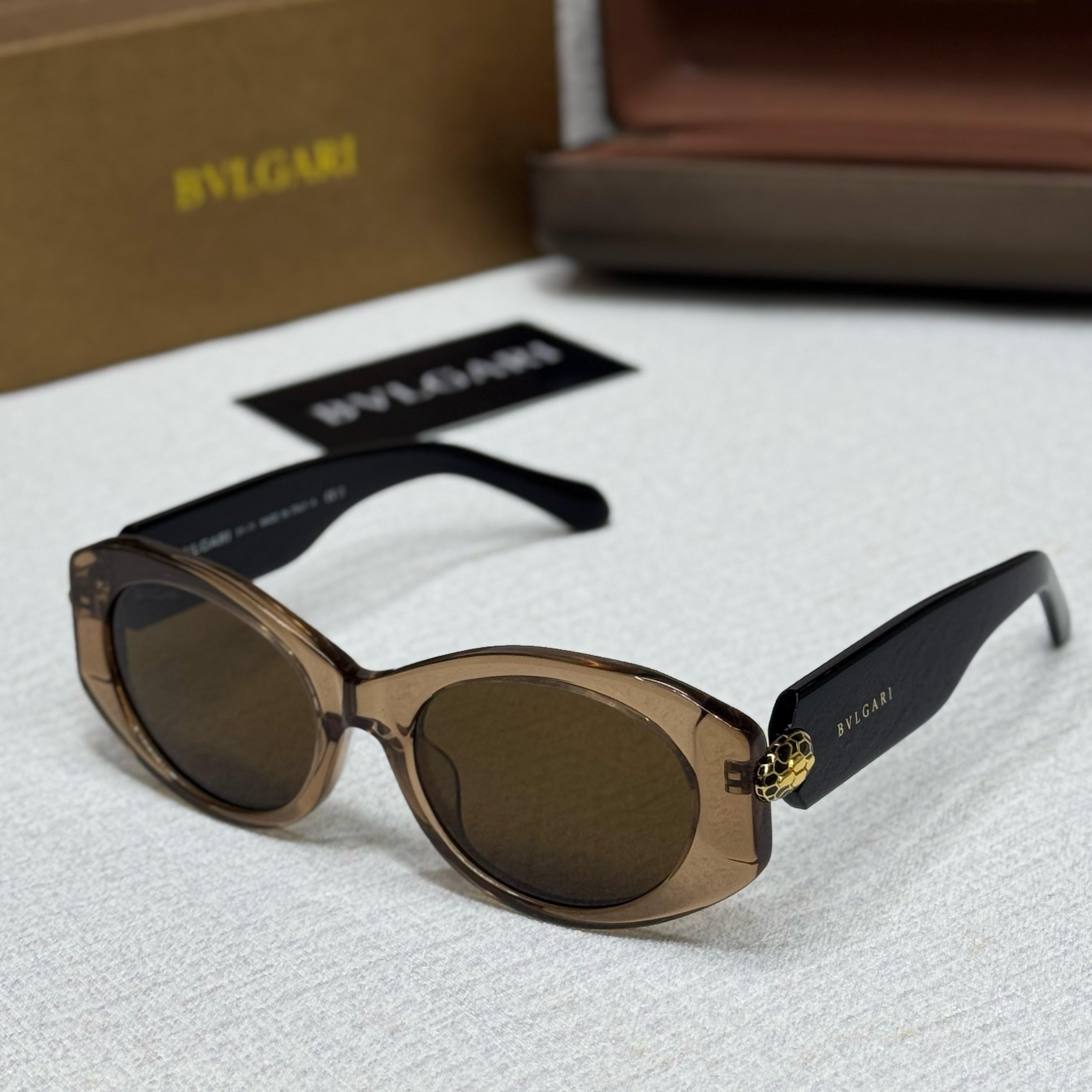 Bvlgari Serpenti Oval Frame Sunglasses