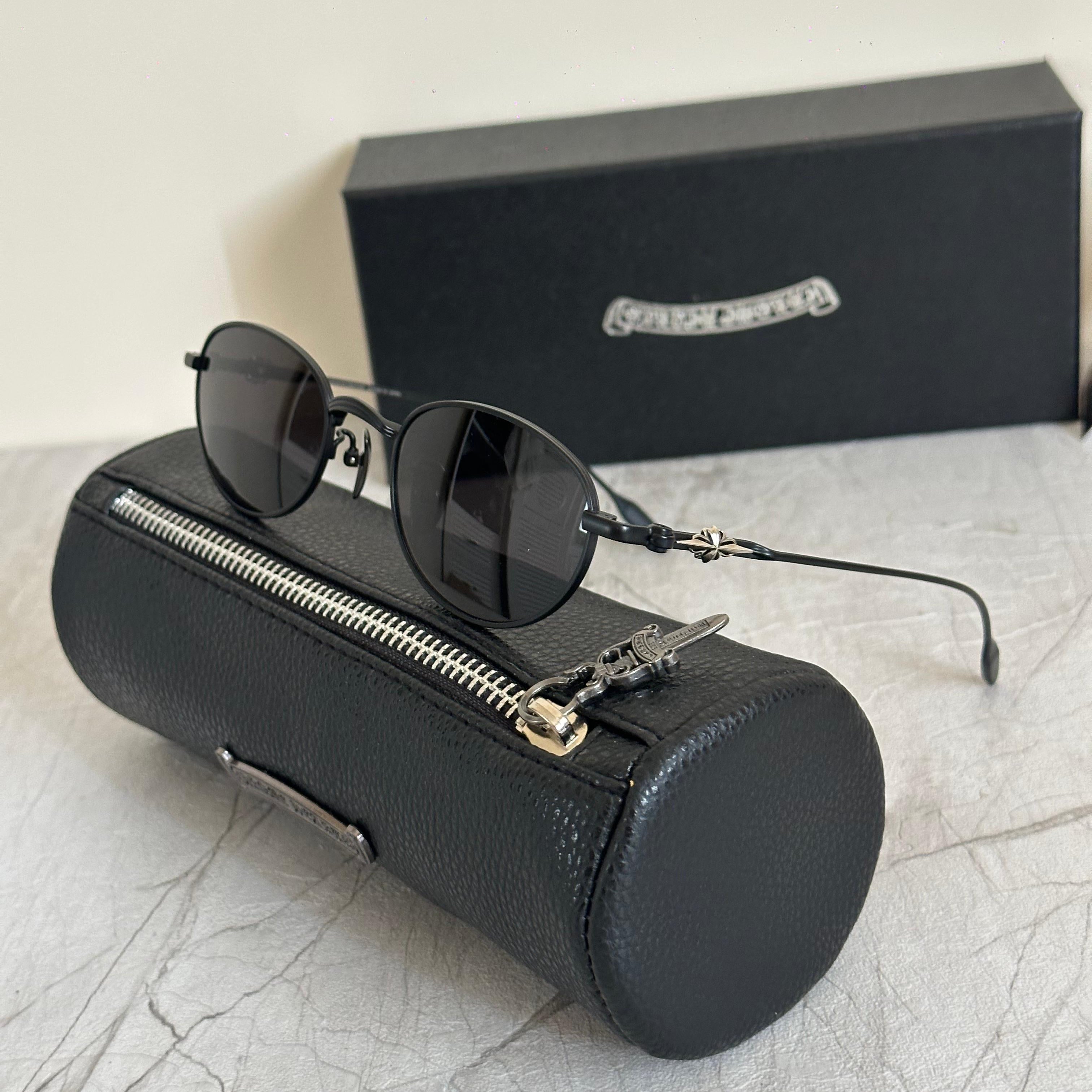 Chrome Hearts Braided Plus Oval Sunglasses
