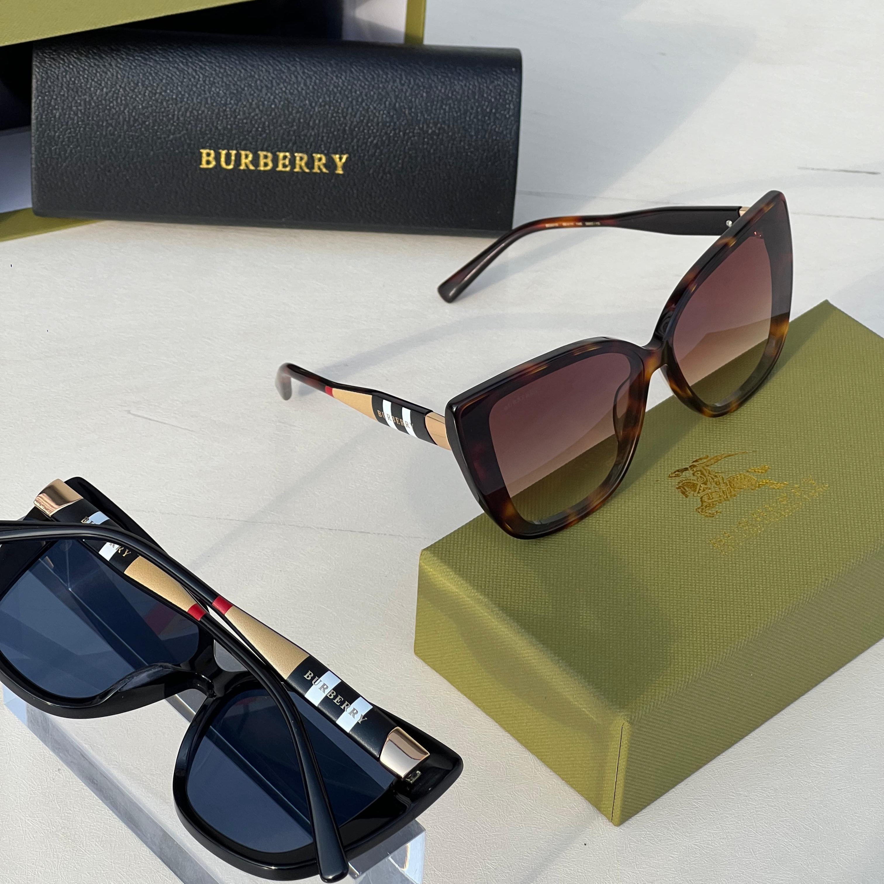 Burberry Cat-Eye Sunglasses BE4291 – Vintage Check Arms