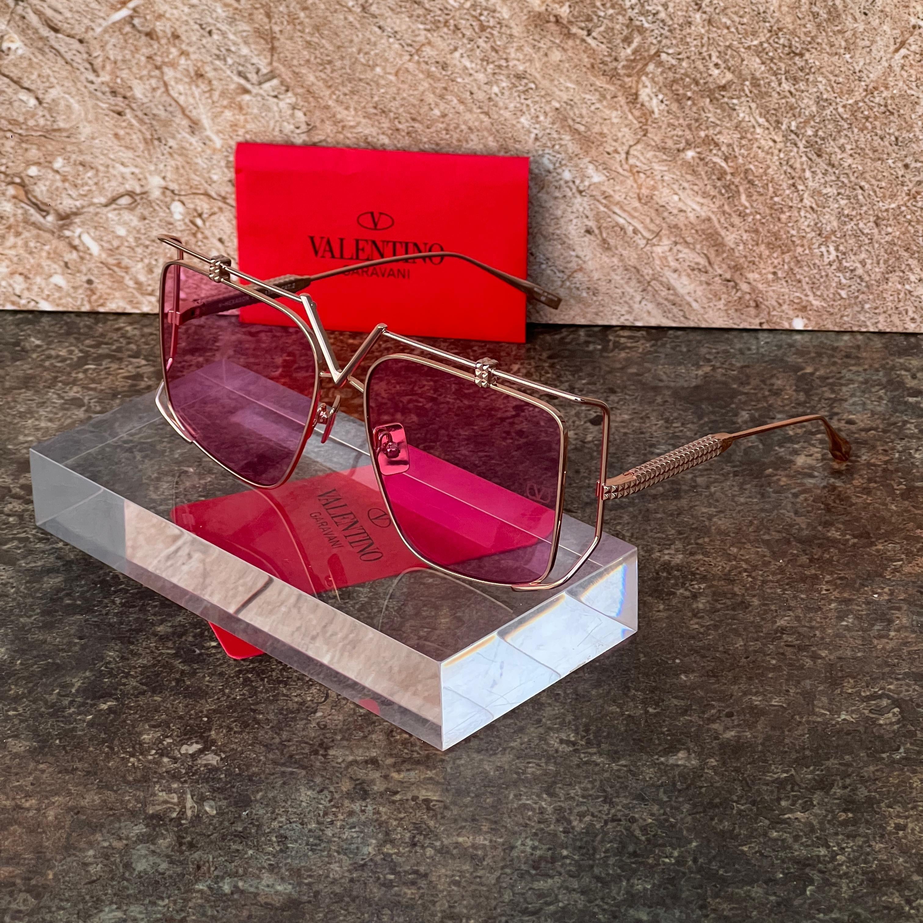 Valentino Oversized Square Sunglasses – VA2049 Style