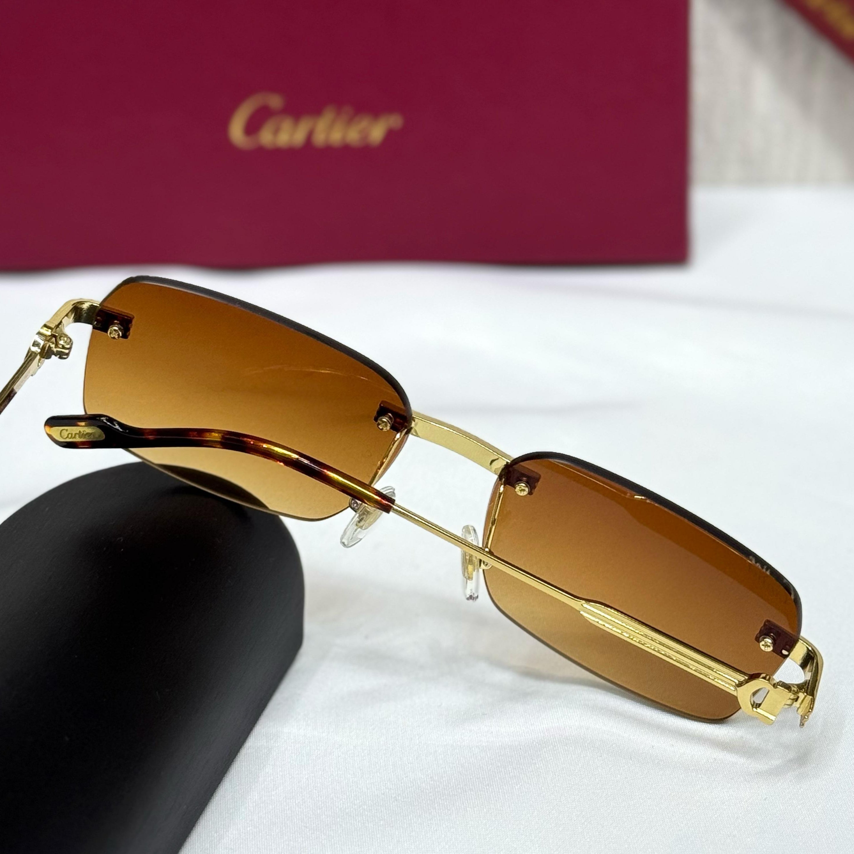 Cartier Giverny Rimless Sunglasses