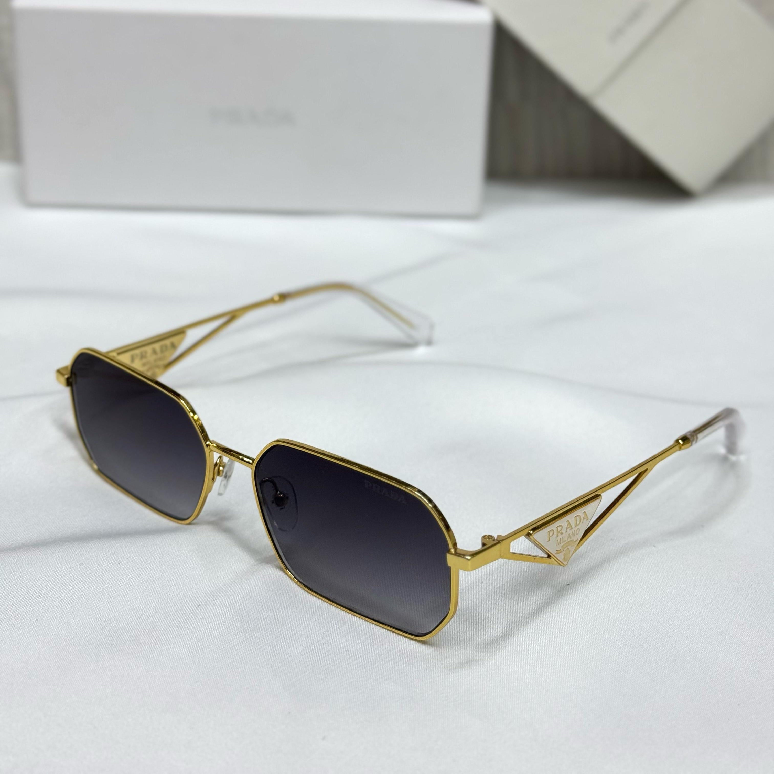 Prada Geometric Wireframe Sunglasses – PR 65ZS Style