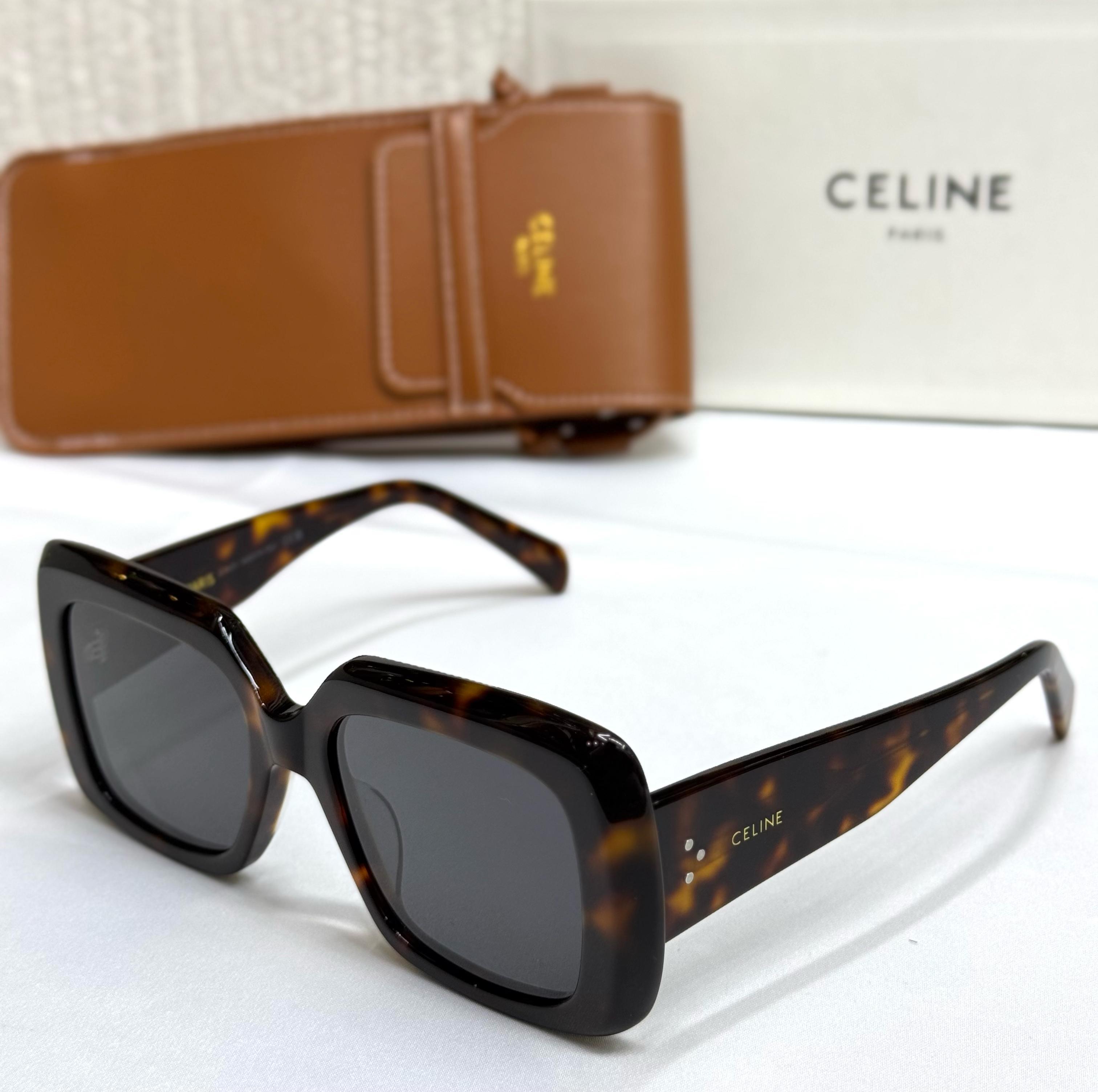 Celine Oversized Square Acetate Sunglasses