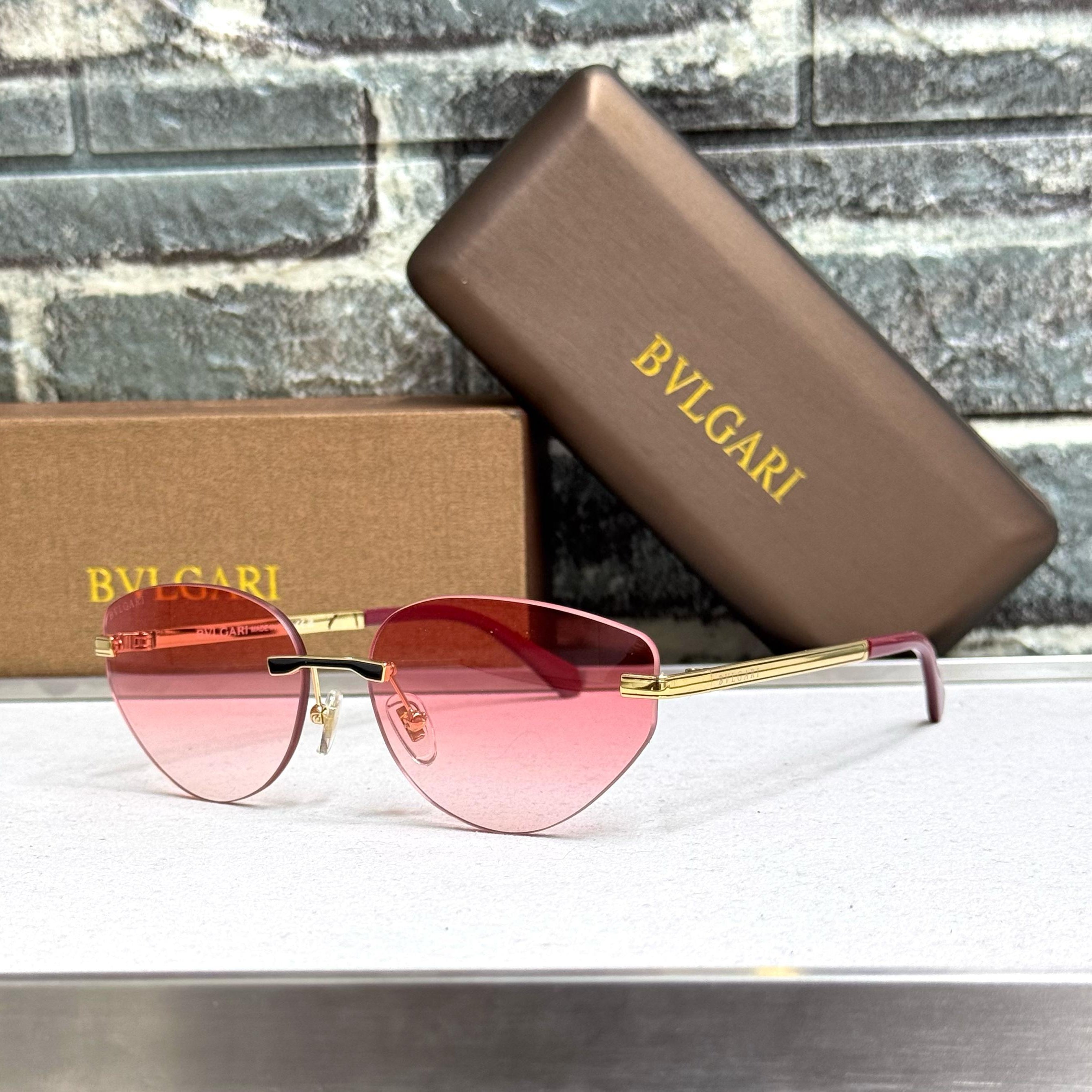 Bvlgari BV5045K Rimless Sunglasses