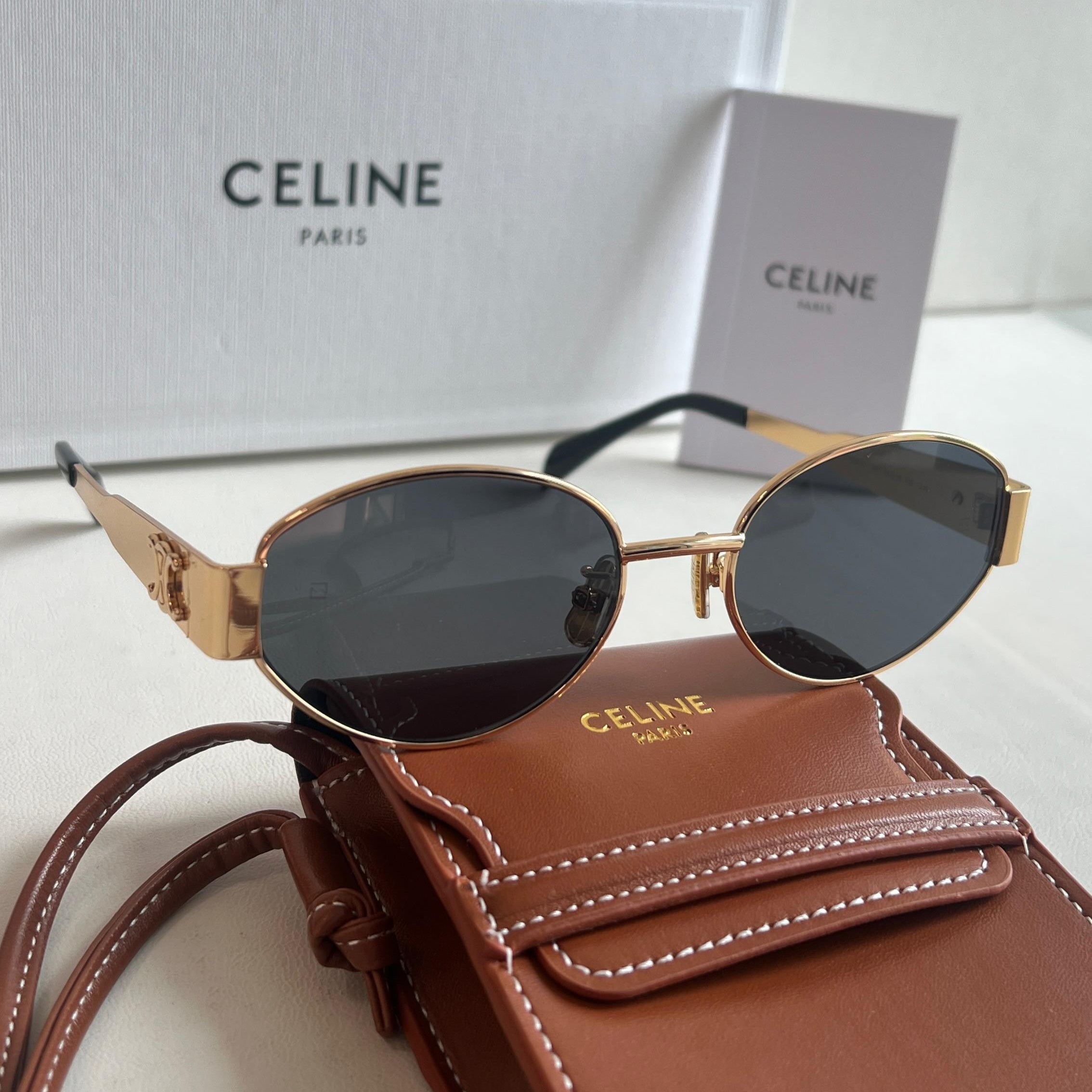Celine Oval Frame Sunglasses