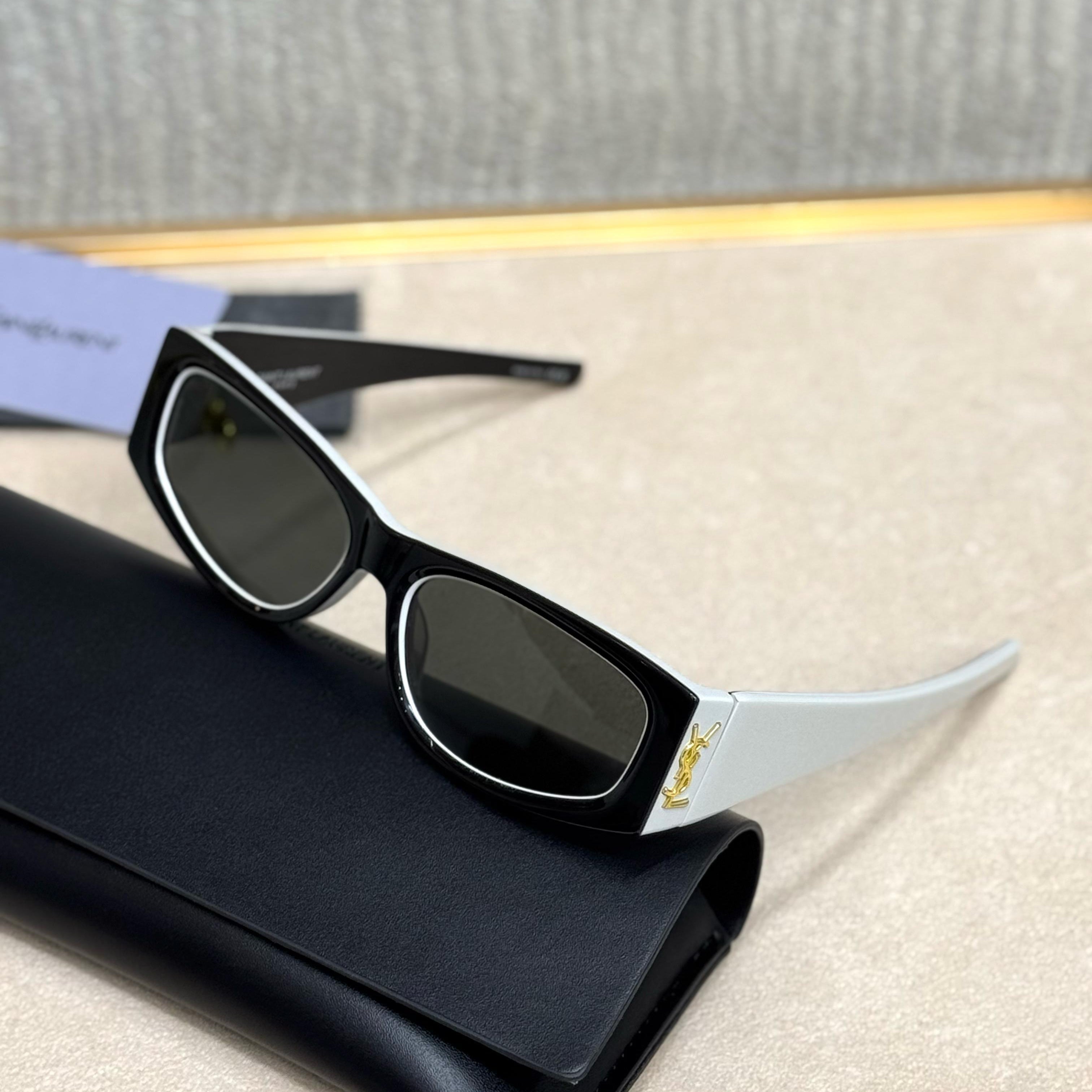 YSL Rectangular Slim Sunglasses – SL 618 Style