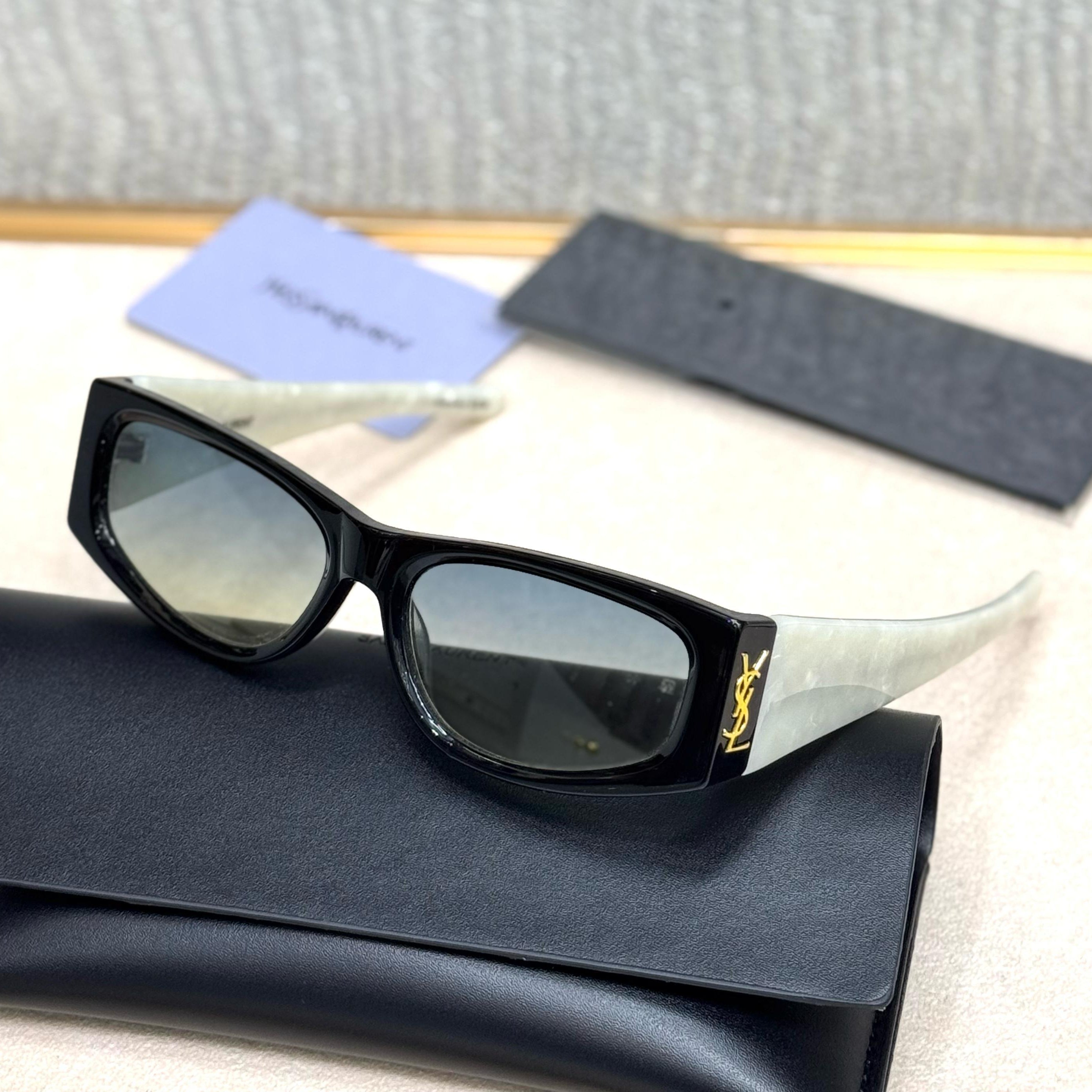 YSL Rectangular Slim Sunglasses – SL 618 Style