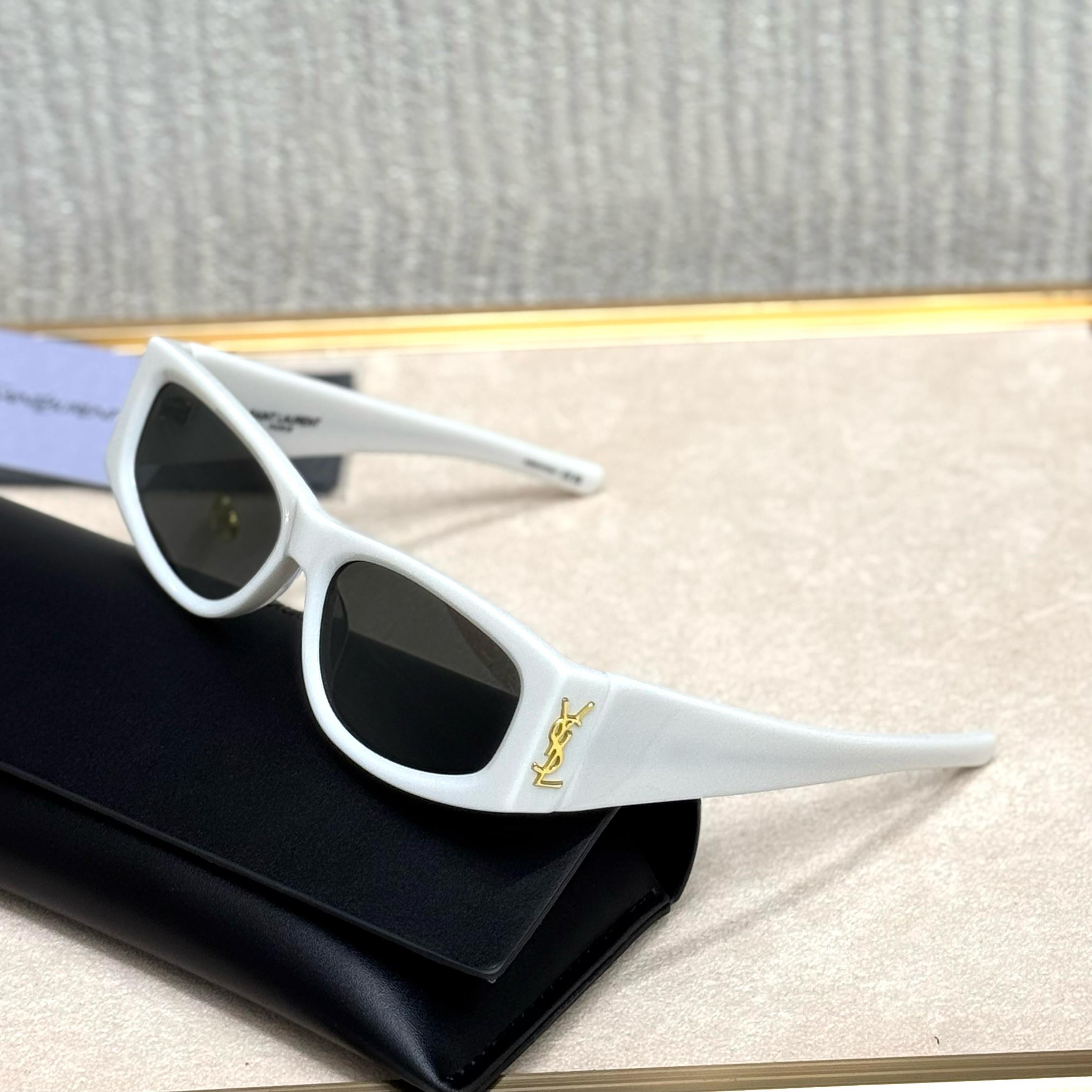 YSL Rectangular Slim Sunglasses – SL 618 Style