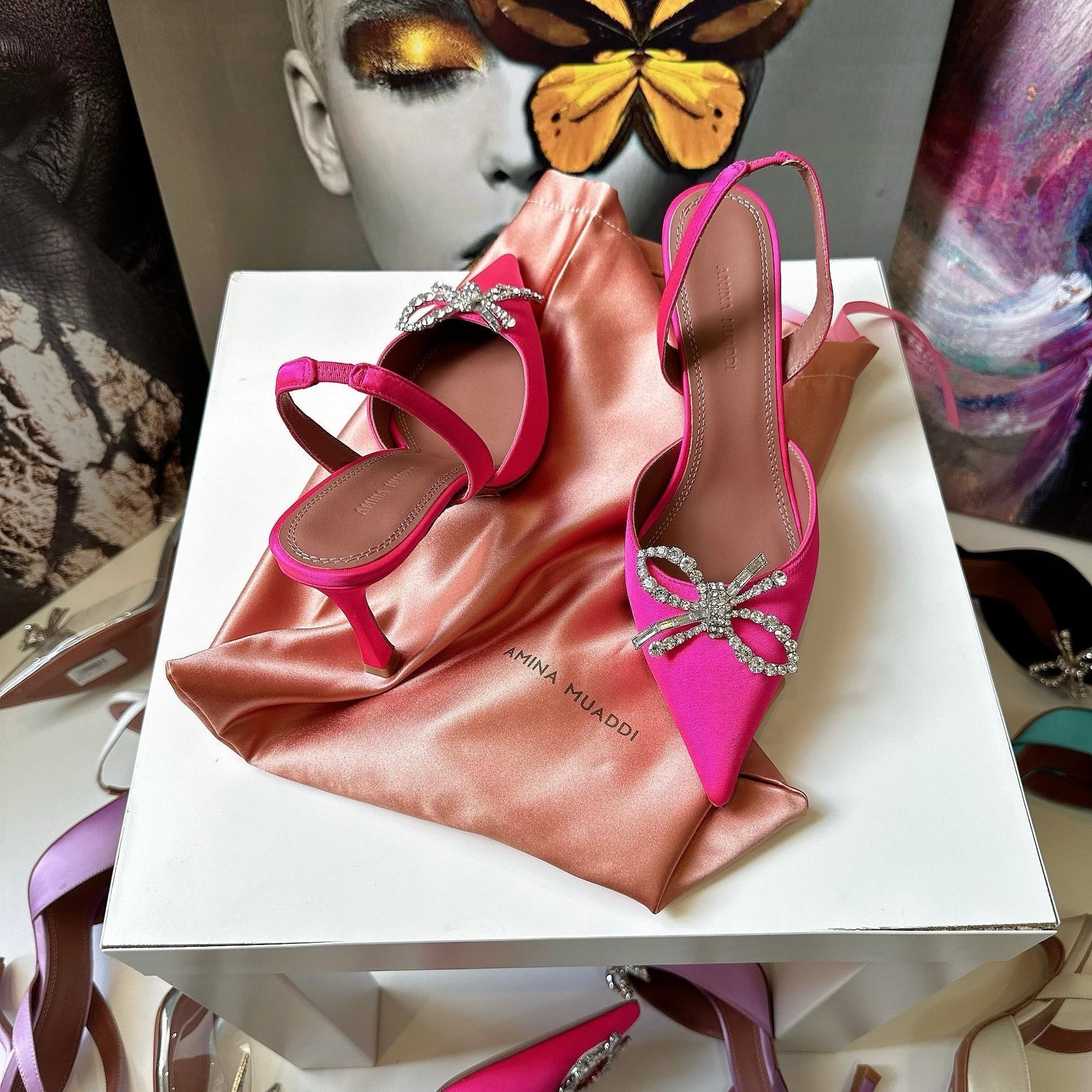 Amina Muaddi Style #3 Shoes