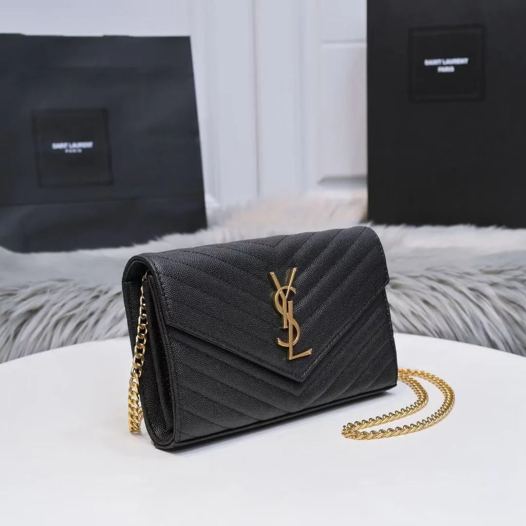 Saint Laurent Envelope Chain Crossbody Bag