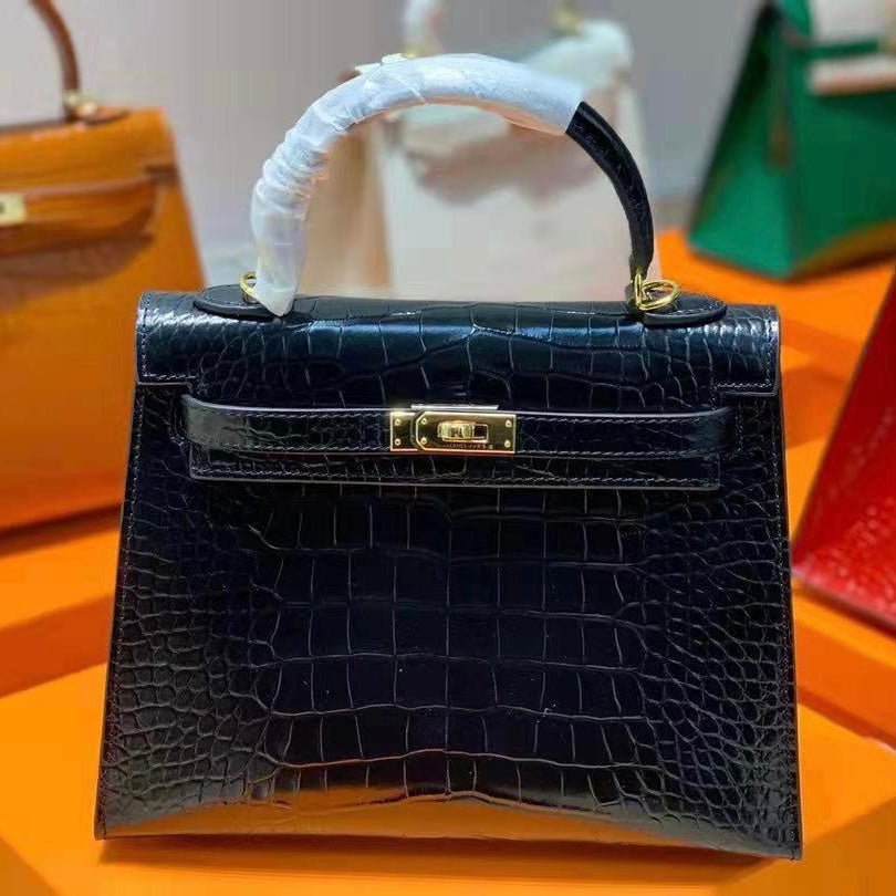 Hermes Kelly 25 Alligator Bag