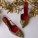 Valentino Garavani VLogo Slingback Shoes