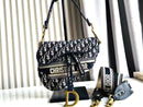Dior Saddle Hand stitching Bag